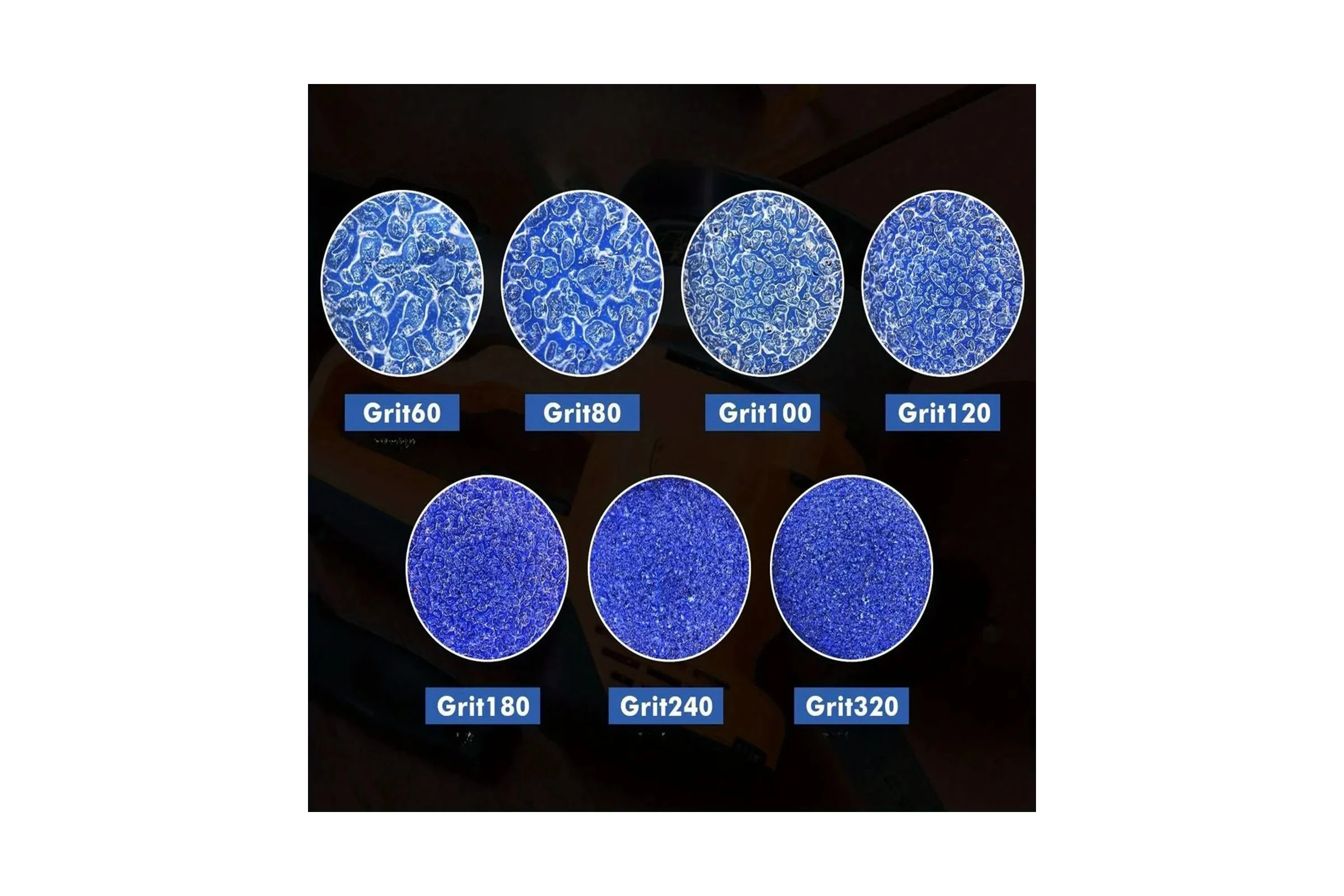 Шлифовальная лента Vitatools 50 мм x 1250 мм P100 1 шт. XK870X BLUE L50-1250-P100-BLUE