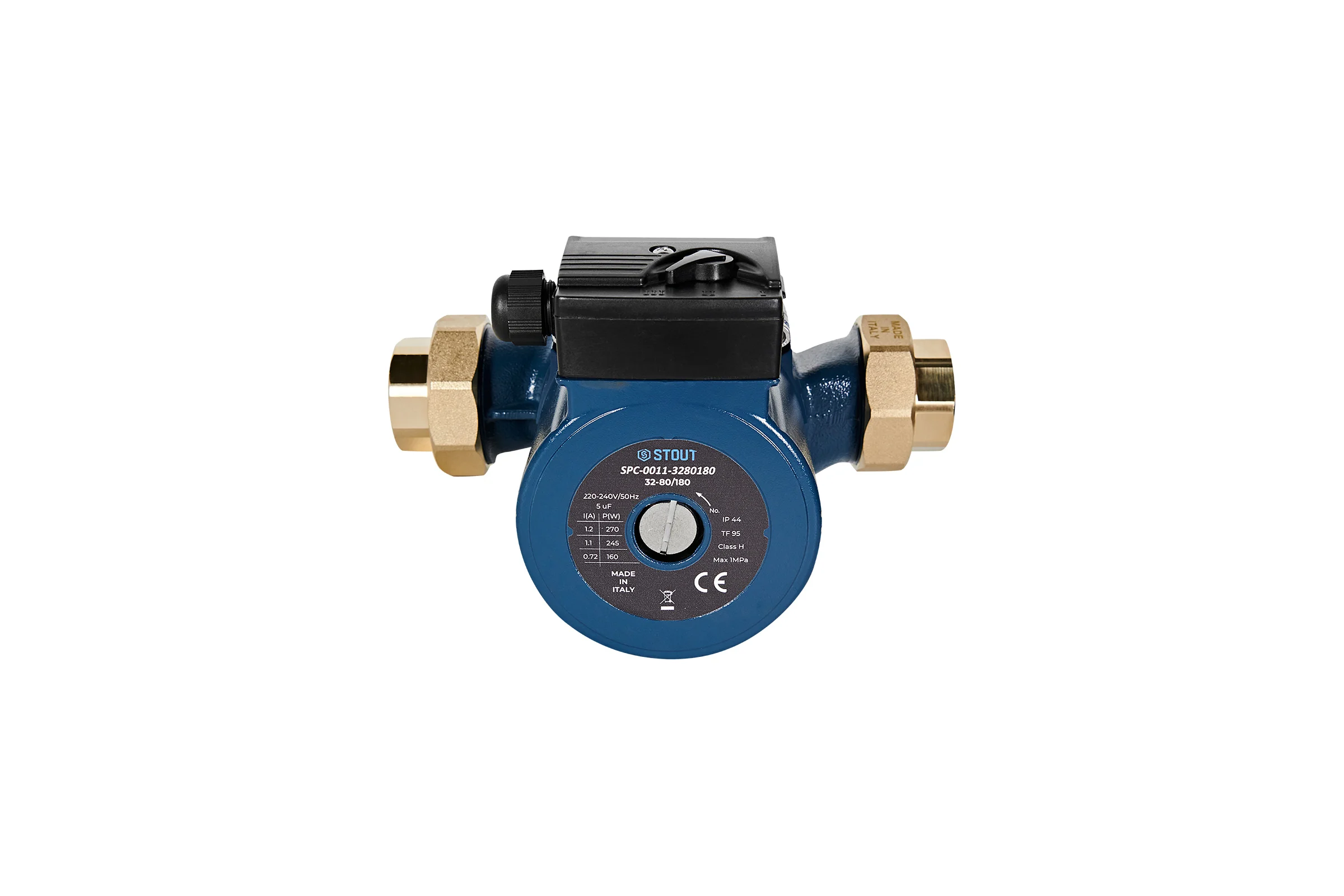 Циркуляционный насос STOUT 32-80/180 220/240V 50Hz с латун SPC-0011-3280180 RG0093JHDQRE7M