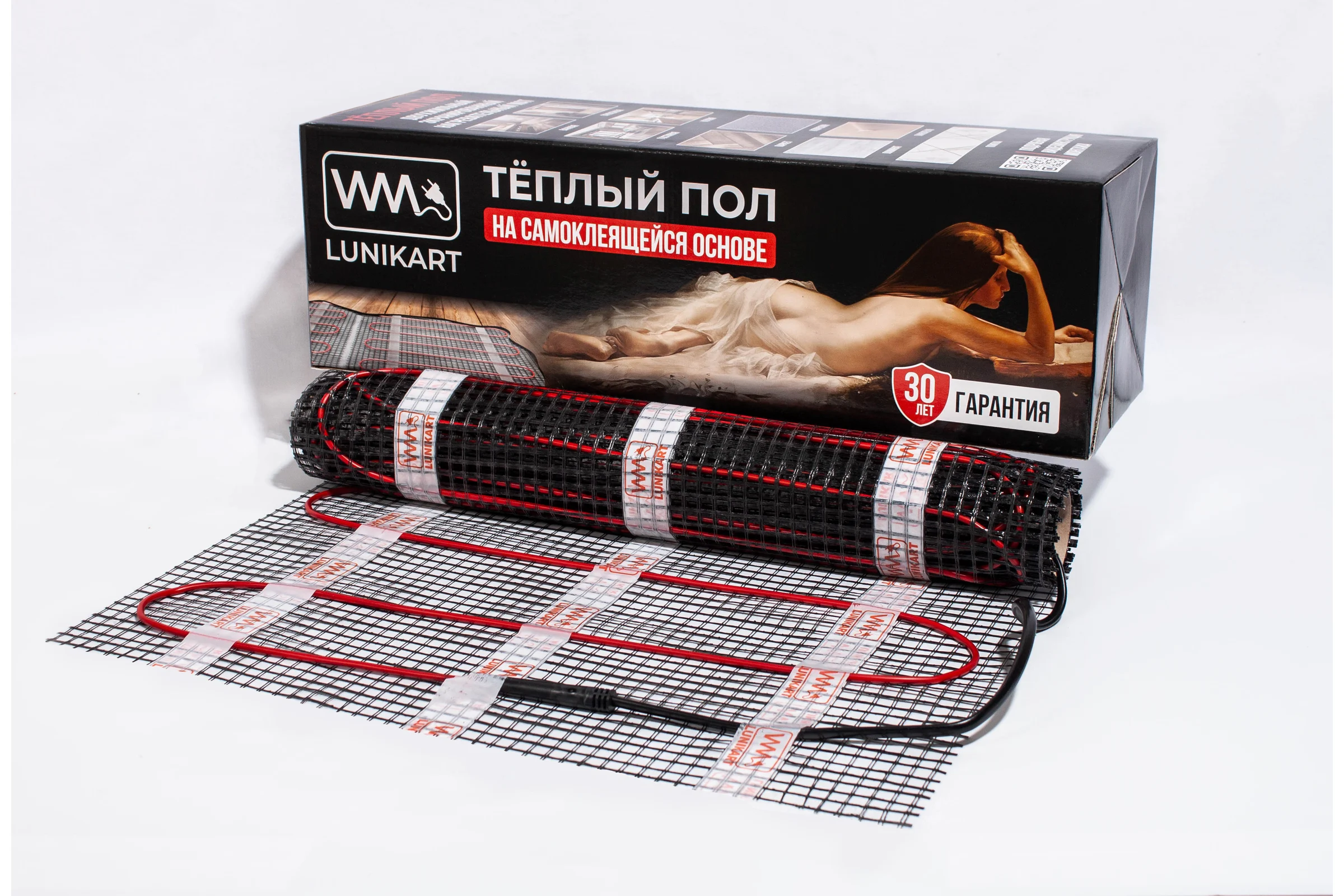 Теплый пол / мат нагревательный WM " LunikartM 240 Вт/1,5 кв.м " LunikartM 240 Вт/1,5 кв.м "WM" LunikartM 240 Вт/1,5 кв.м
