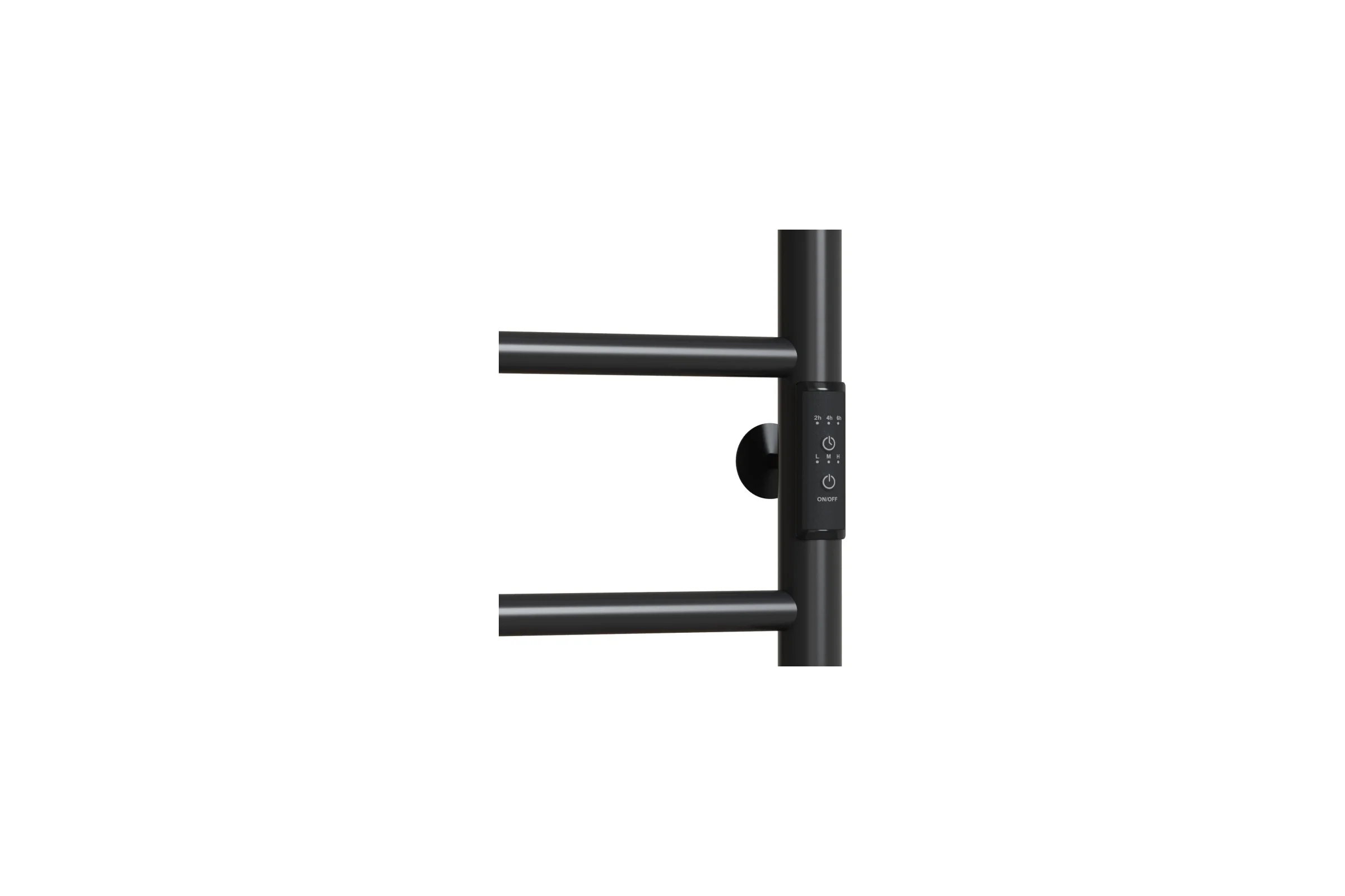 Полотенцесушитель MIXLINE VEGA 80x50 таймер, 289 Вт, 6 перекладин электрический ЧЕРНЫЙ 556349