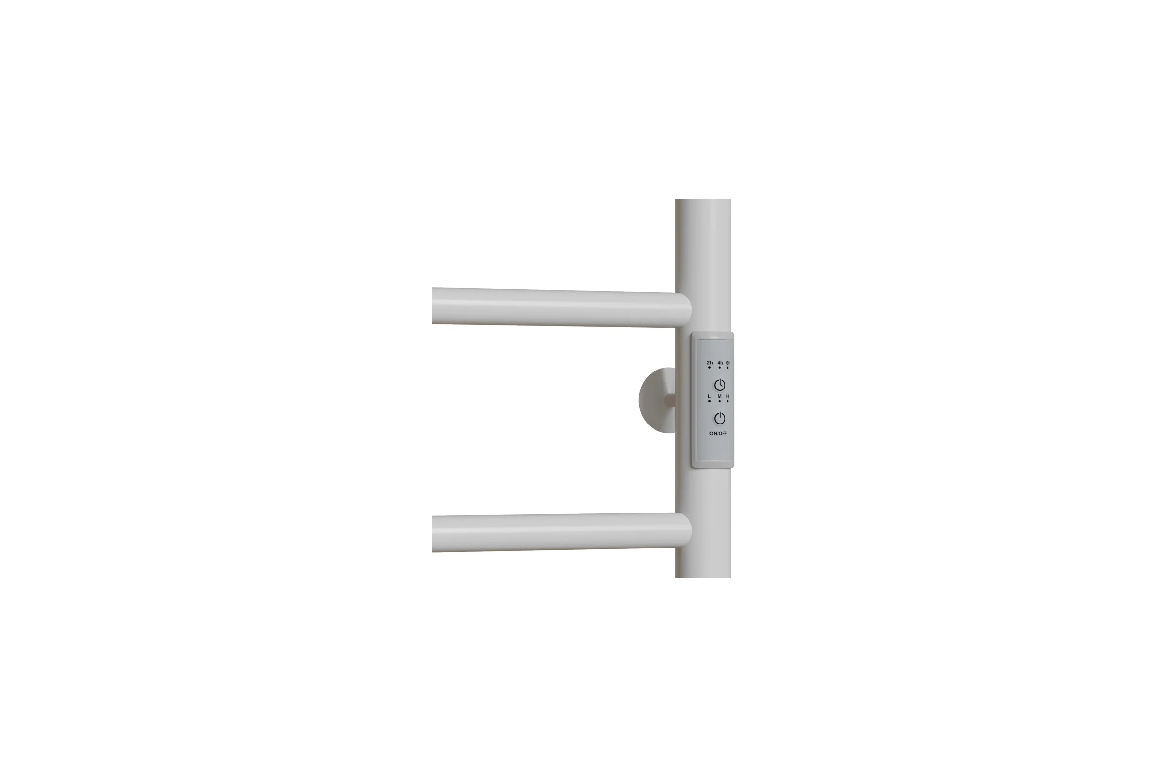 Полотенцесушитель MIXLINE VEGA 80x50 таймер, 318Вт, 5 перекладин + ПОЛКА электрический БЕЛЫЙ 556354