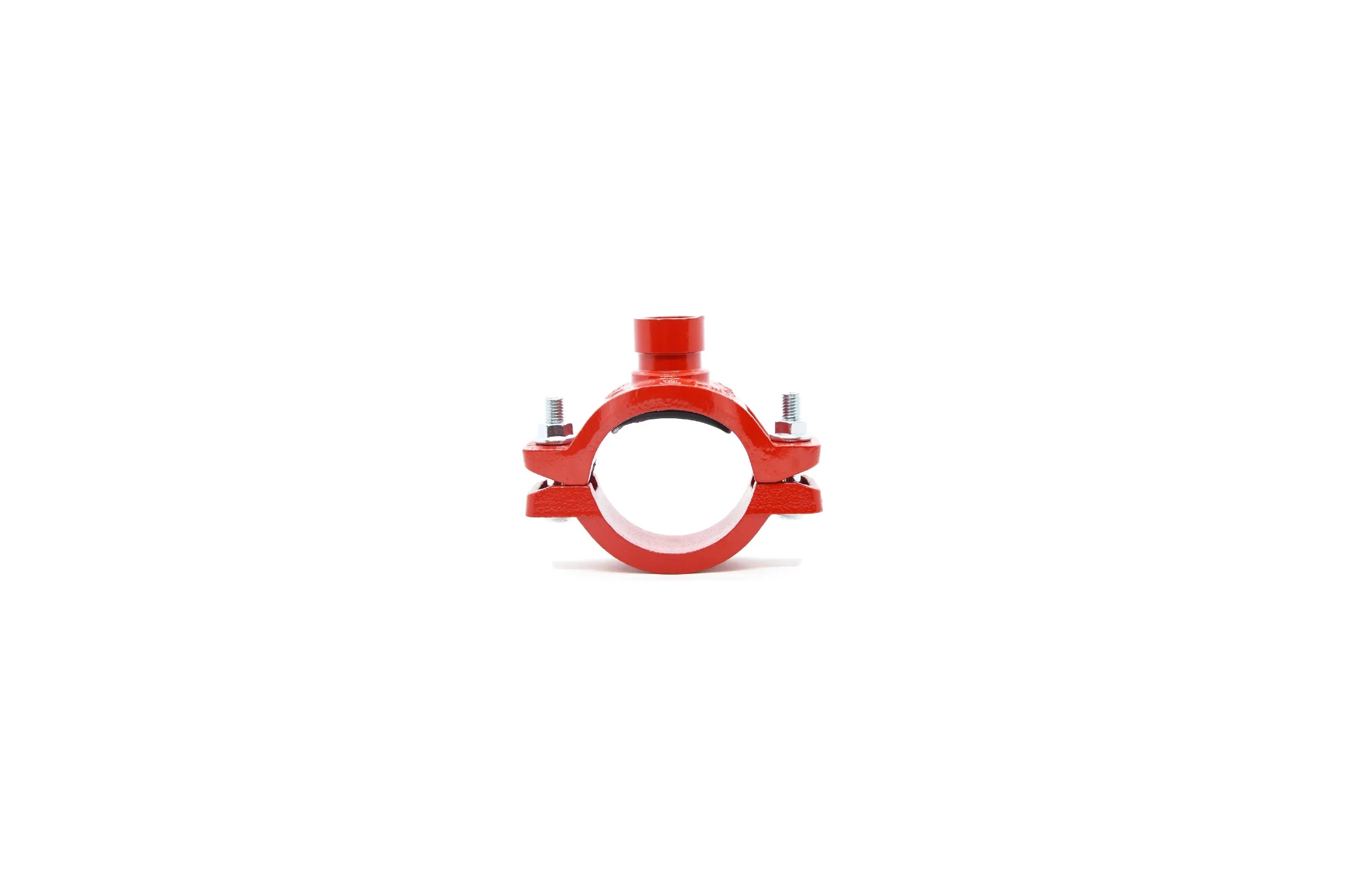 Хомут муфтовый GROOVEX седелка (46mm) 4x1 1/4 - (114x42мм.) Ду 100x32мм. арт. FM/UL XM11442