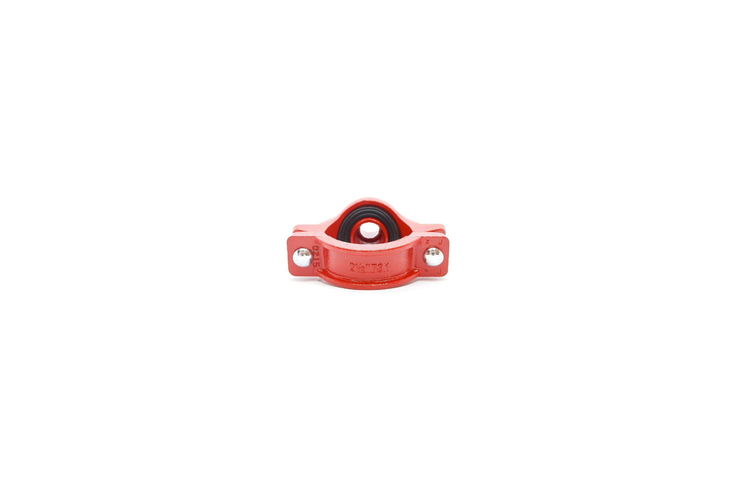 Хомут муфтовый GROOVEX седелка (46mm) 4x1 1/4 - (114x42мм.) Ду 100x32мм. арт. FM/UL XM11442