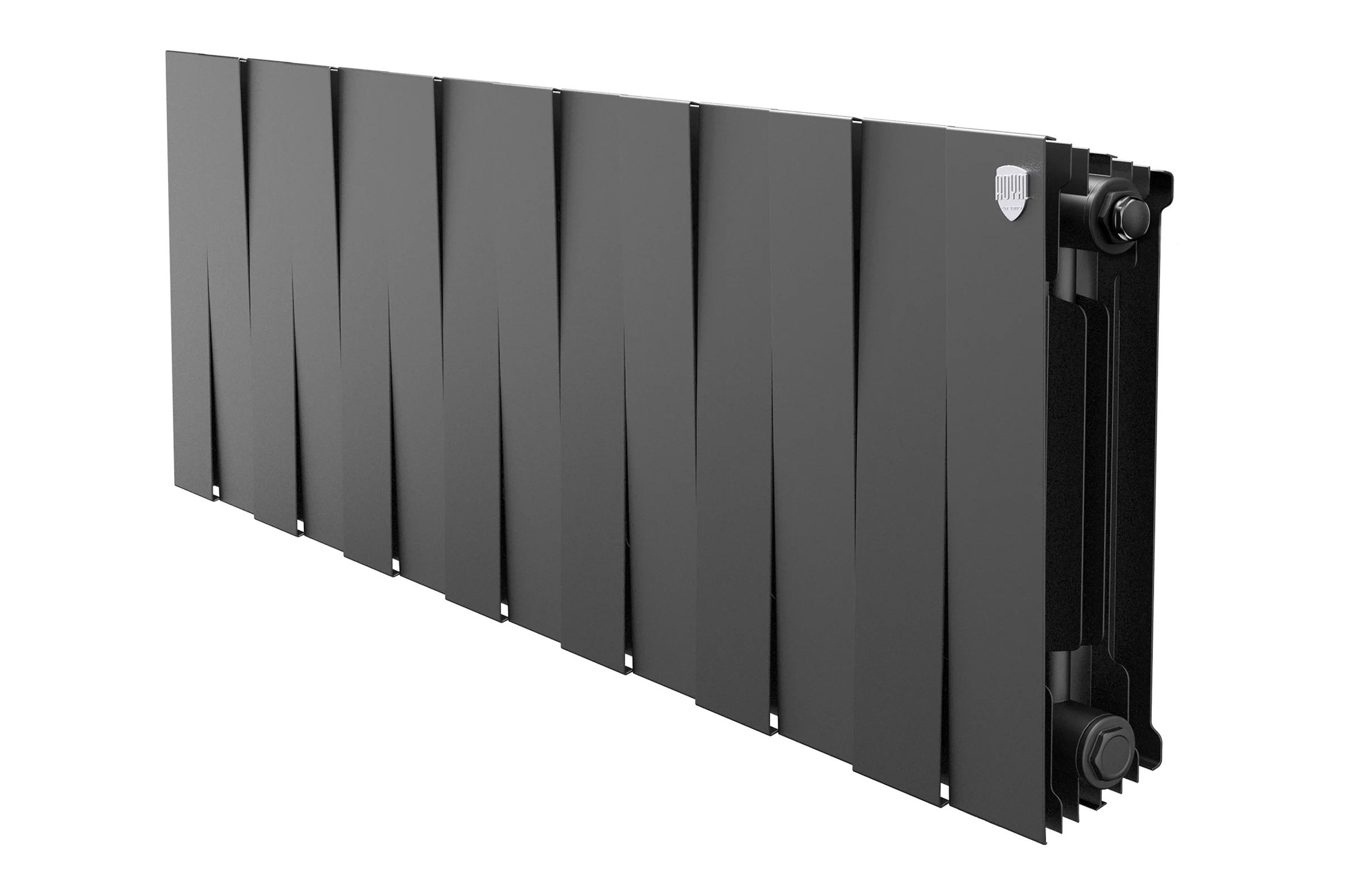 Радиатор биметаллический ROYAL THERMO PianoForte 300 Чёрный - 14 секц. НС-1682353