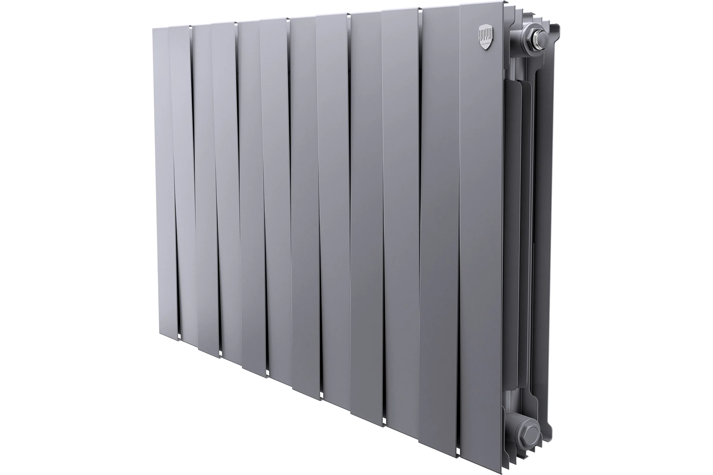 Радиатор биметаллический ROYAL THERMO PianoForte 500 Серебристый - 12 секц. НС-1682374