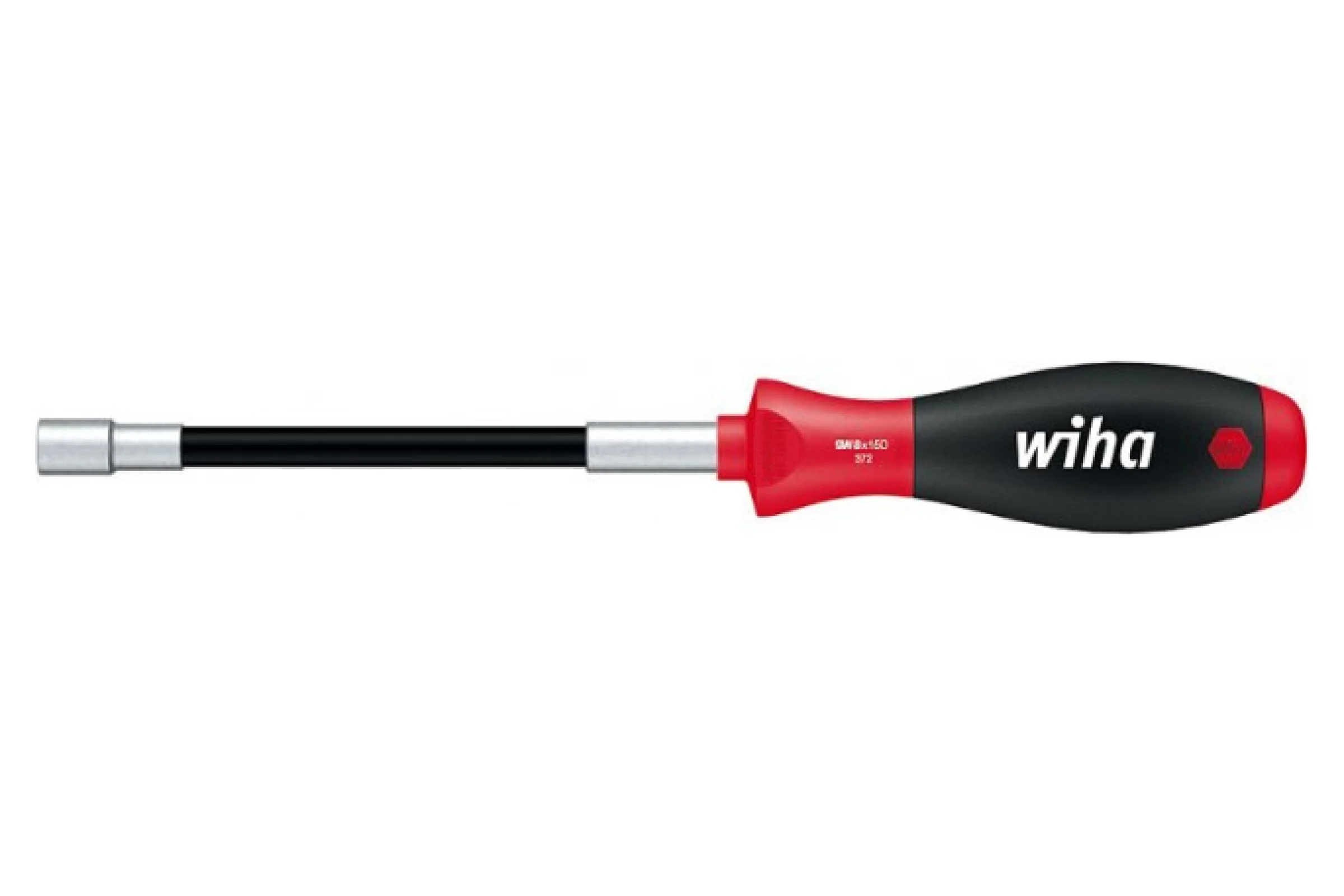 Отвертка Wiha SoftFinish гибкая, торцевая головка 372 SW5,5x150 01436