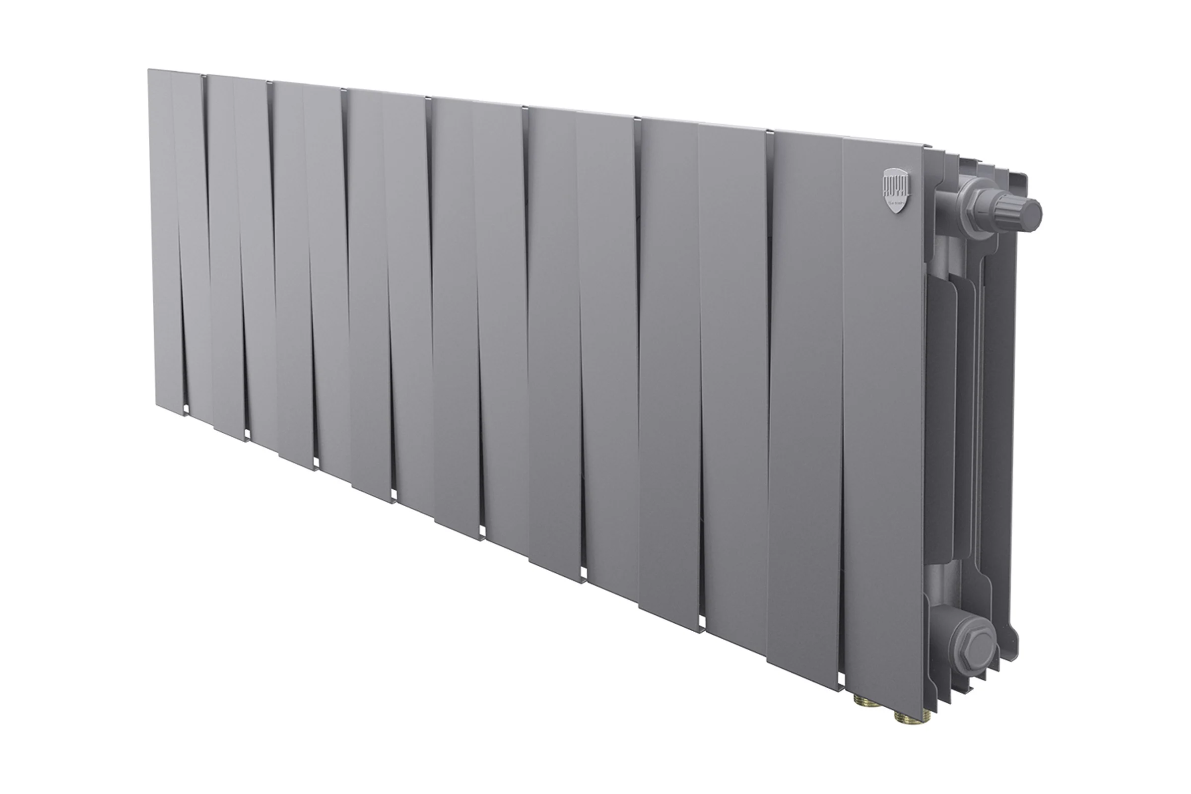 Радиатор биметаллический ROYAL THERMO PianoForte 300 Серебристый VR80 - 16 секц. НС-1682348