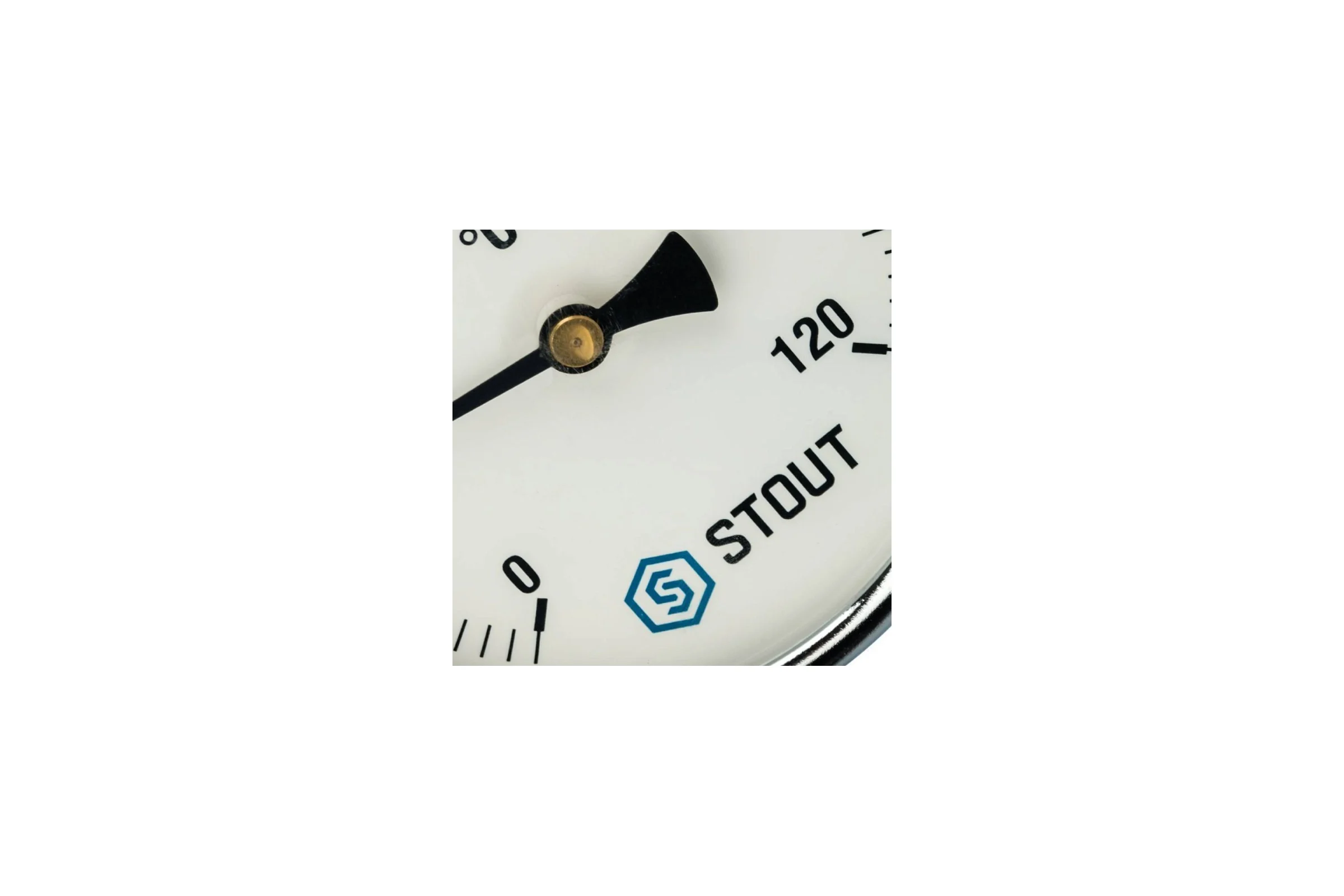 Термометр биметаллический STOUT SIM-1001-801015 с погружной гильзой, корпус RG0094NU9EUF2L