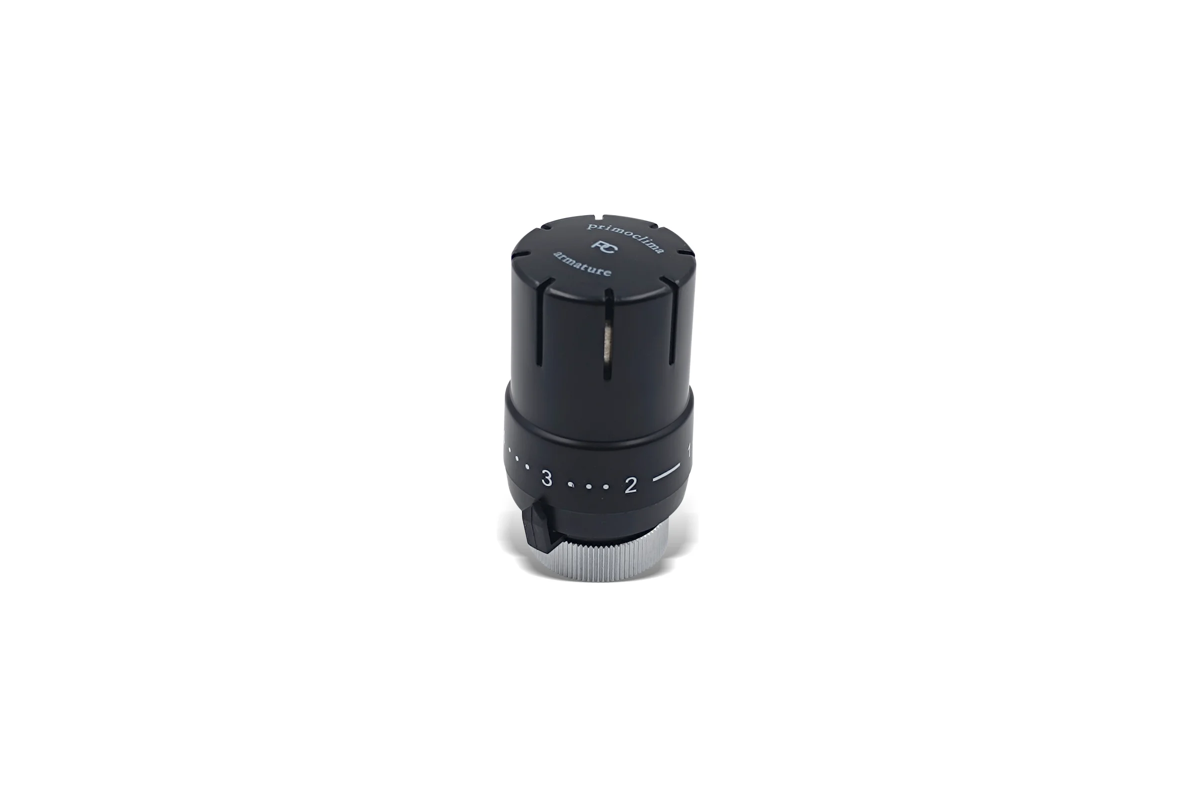 Термостатическая головка Primoclima Armature Mini, М30x1,5, черный матовый PCHEAD15B