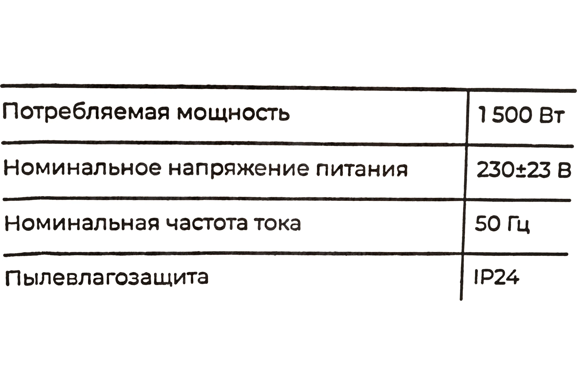 Электрический конвектор 1500 Вт Gigant GCEX-1,5 MT