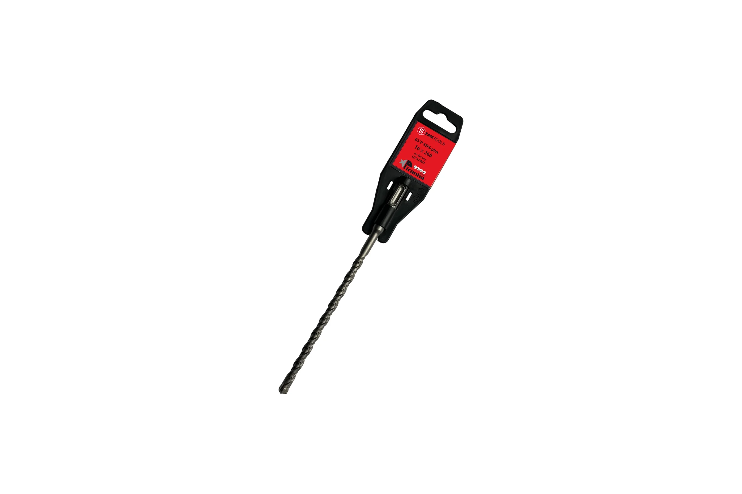 Бур по бетону SAMGRUPP SDS-plus 16x260 PIRANHA QUADRO SAMC-008416260