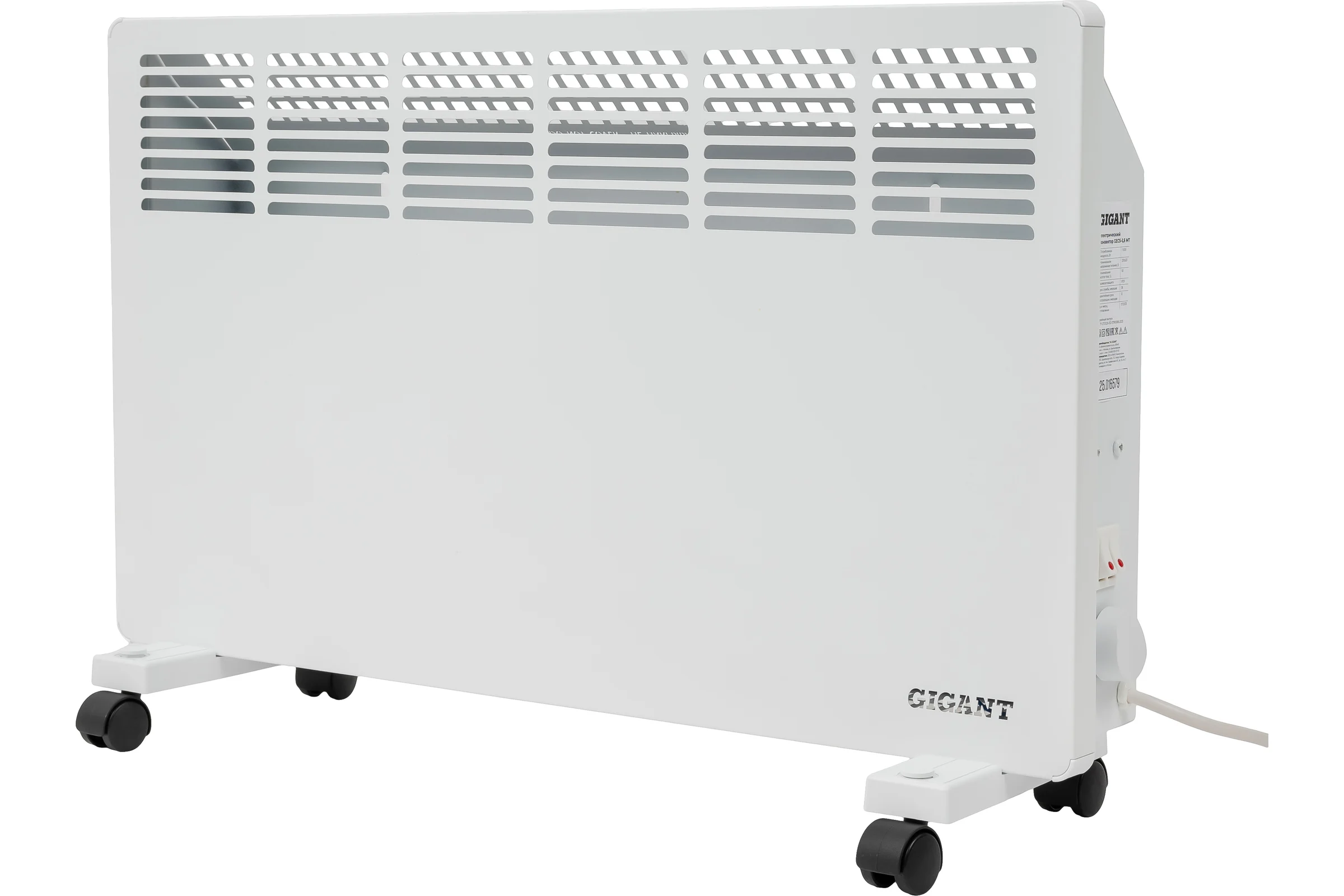 Электрический конвектор 1,5 кВт Gigant GECS-1,5 MT