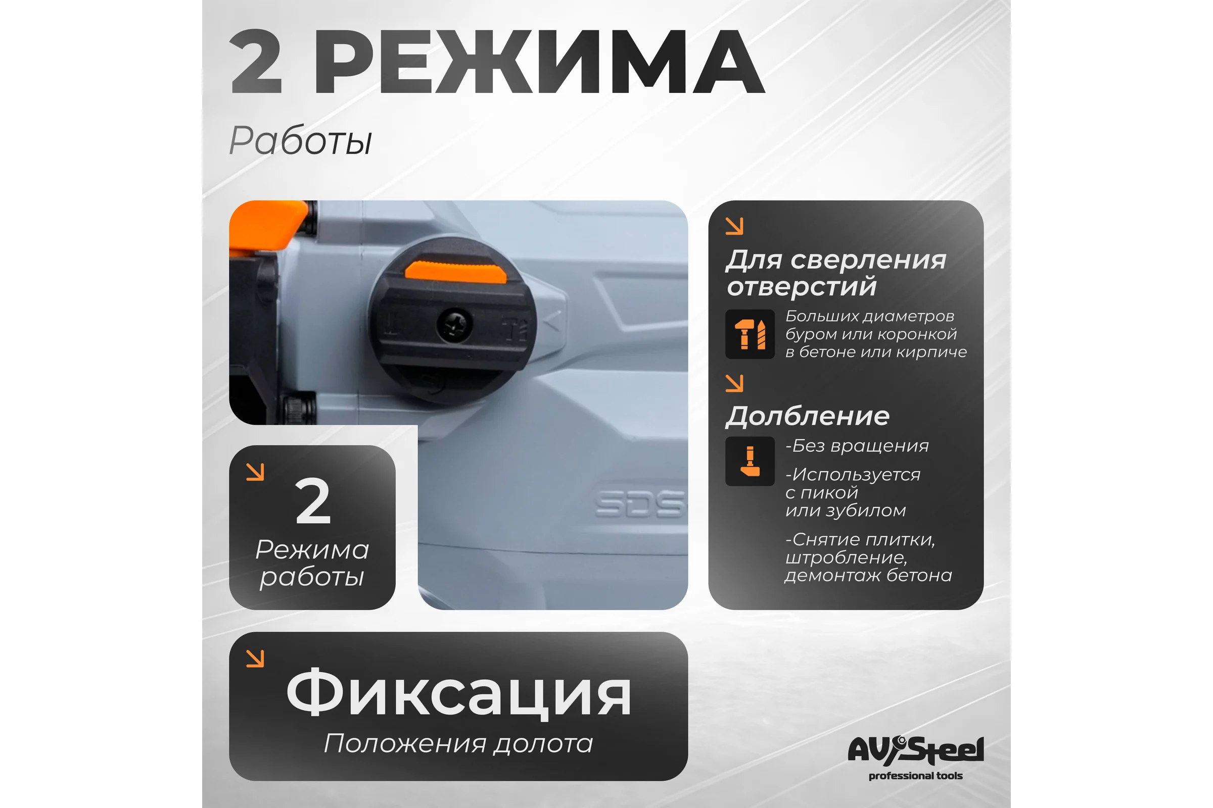Перфоратор AV Steel AV-RH 12/1500 AV-961115