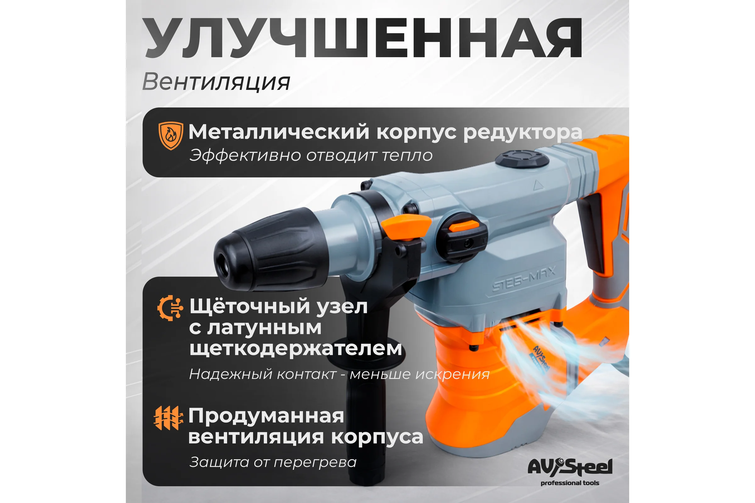Перфоратор AV Steel AV-RH 12/1500 AV-961115