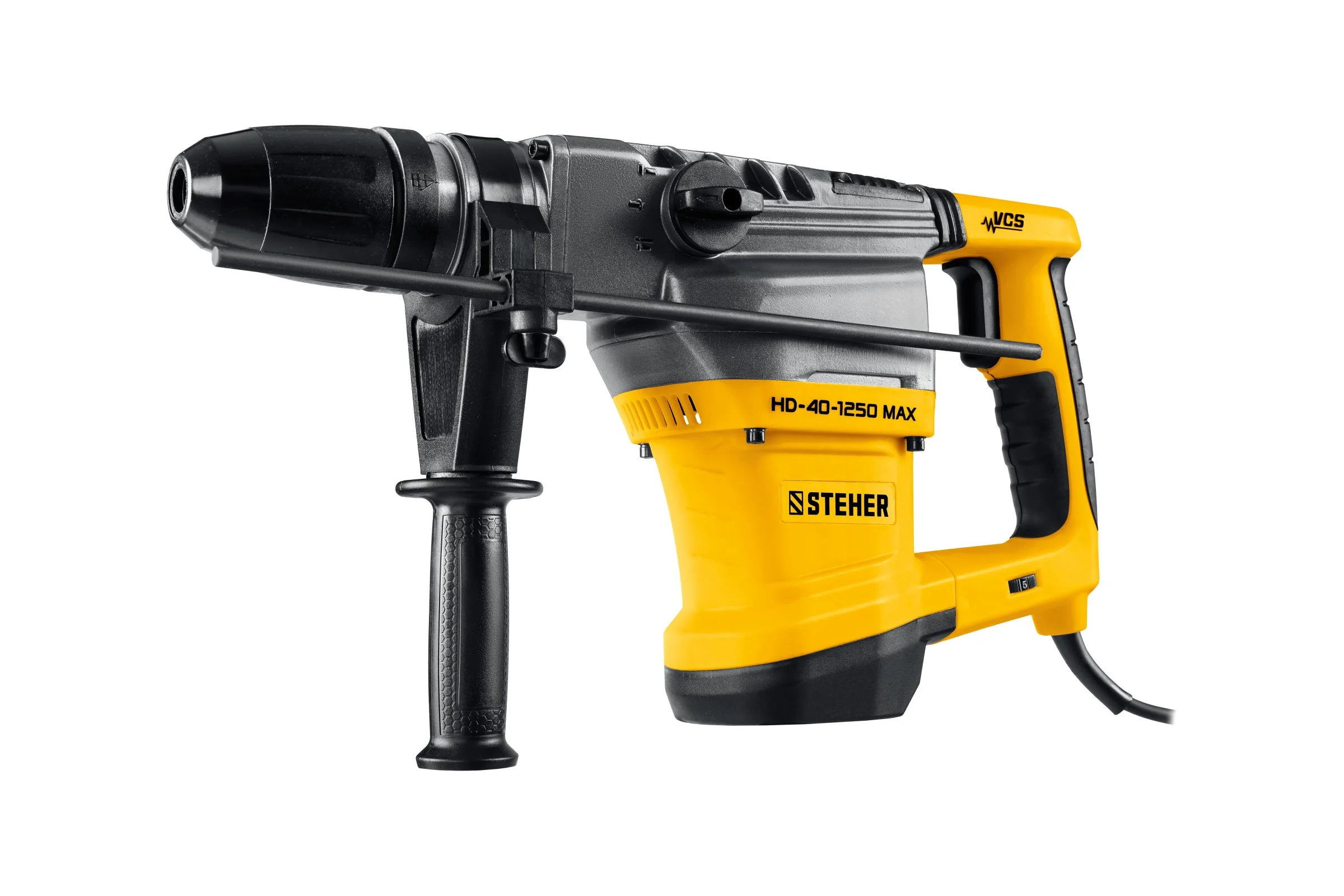 Перфоратор STEHER 40 мм, 1250 Вт, SDS-Max HD-40-1250 MAX