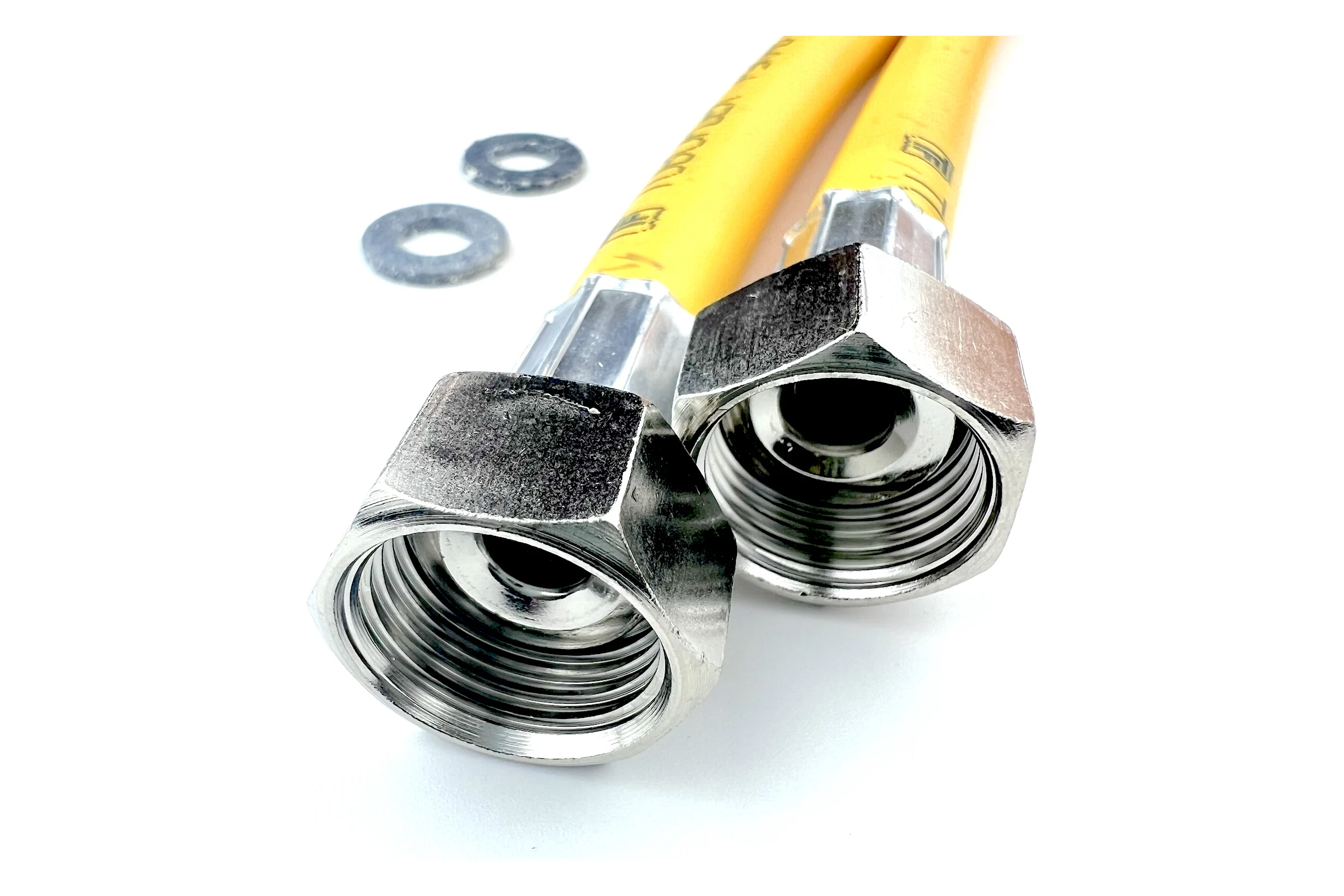 Газовый шланг TUBOFLEX 1/2" ВР/ВР, 1.5 м, желтый 4828407