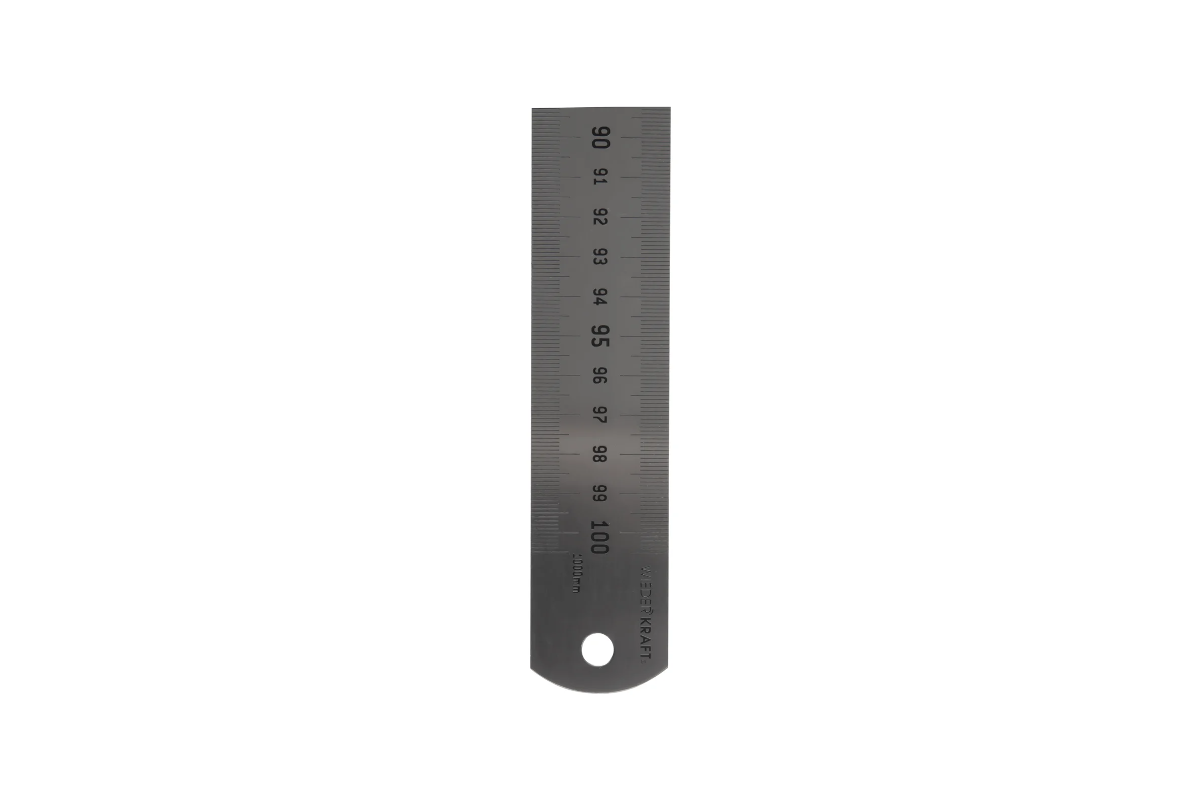 Стальная линейка WIEDERKRAFT 1000x35x1.2 мм WDK-RS100035