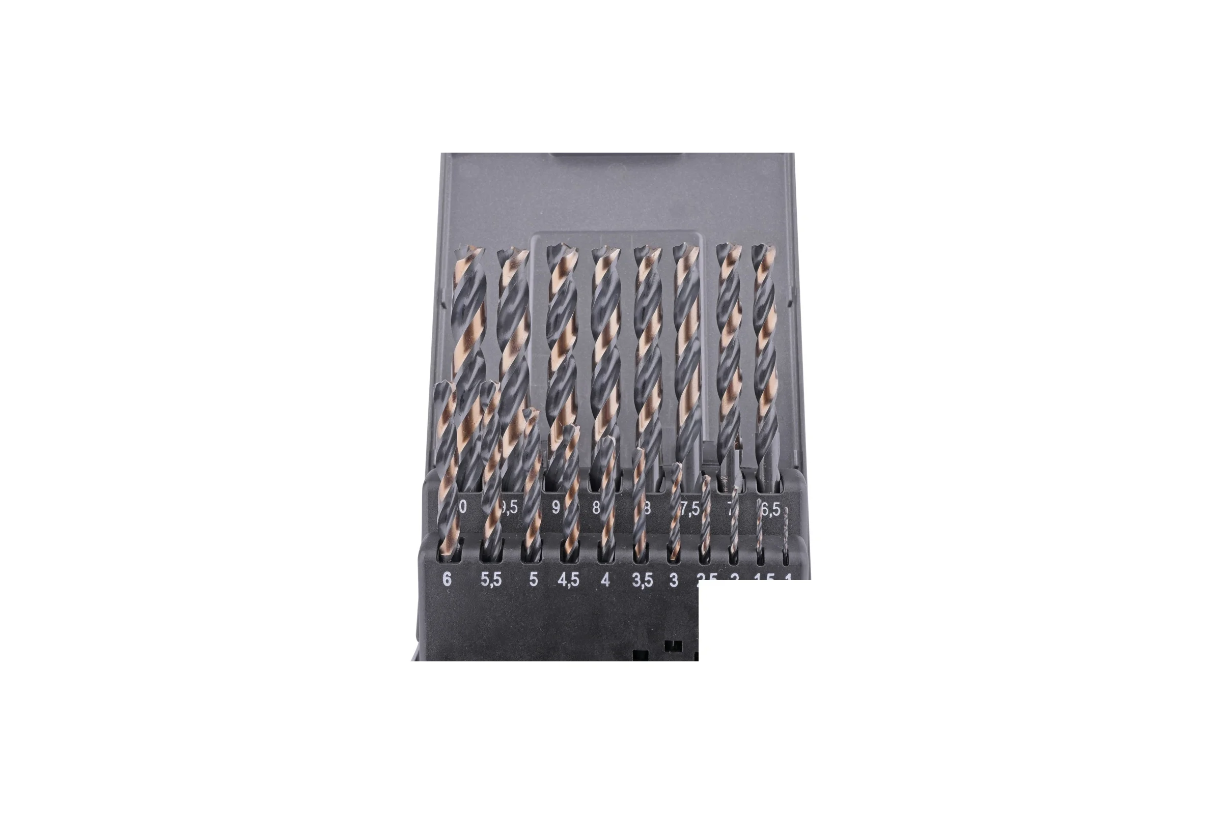 Набор сверл Powerspike (19 шт; 1-10 мм; DIN 338; HSSG) GSR B08348100