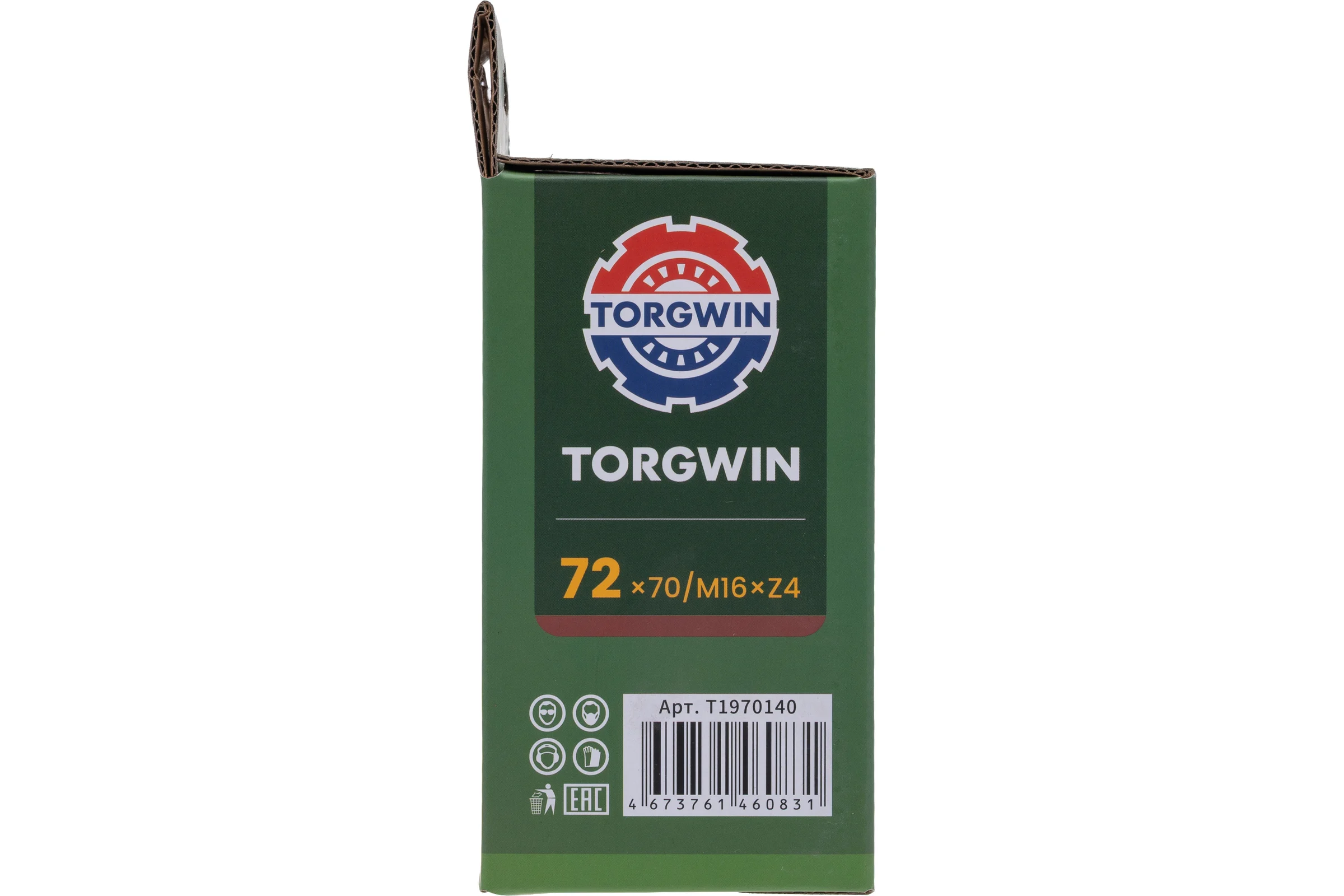 Коронка алмазная TORGWIN M16 сухой рез по бетону лазерная пайка 72 мм T1970140