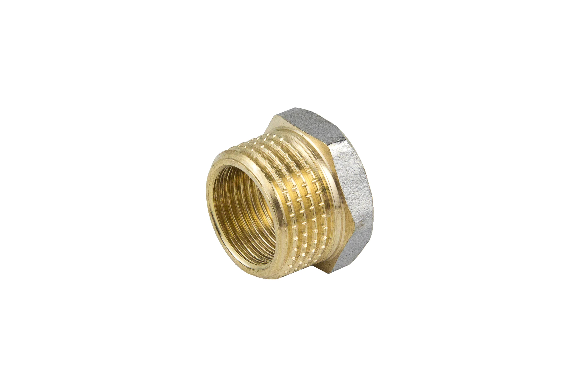 Заглушка никелированная Millennium с бортом 1 1/4" с наружной резьбой XZM3232