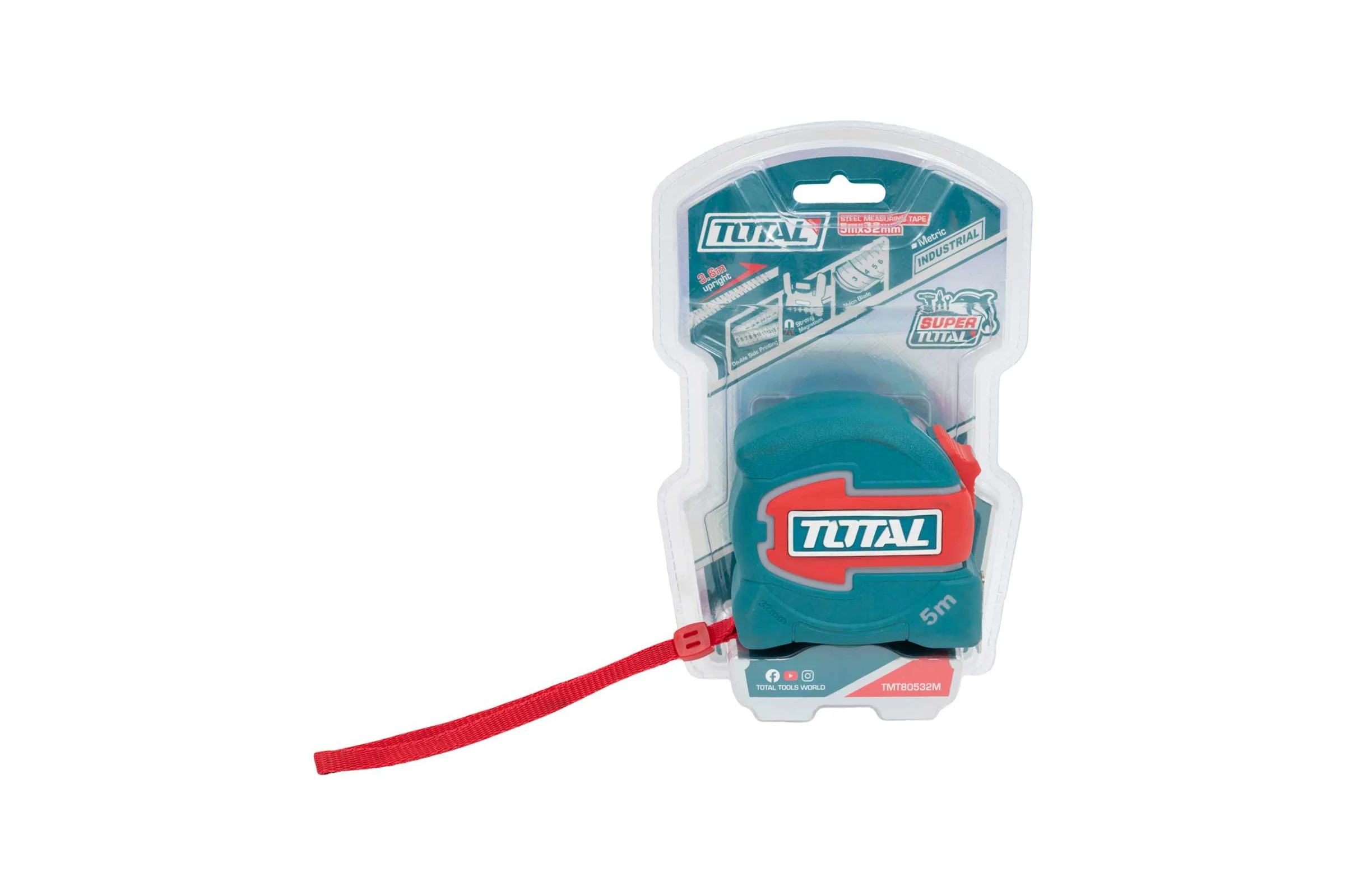 Рулетка TOTAL 5м х 32 ммTMT80532M