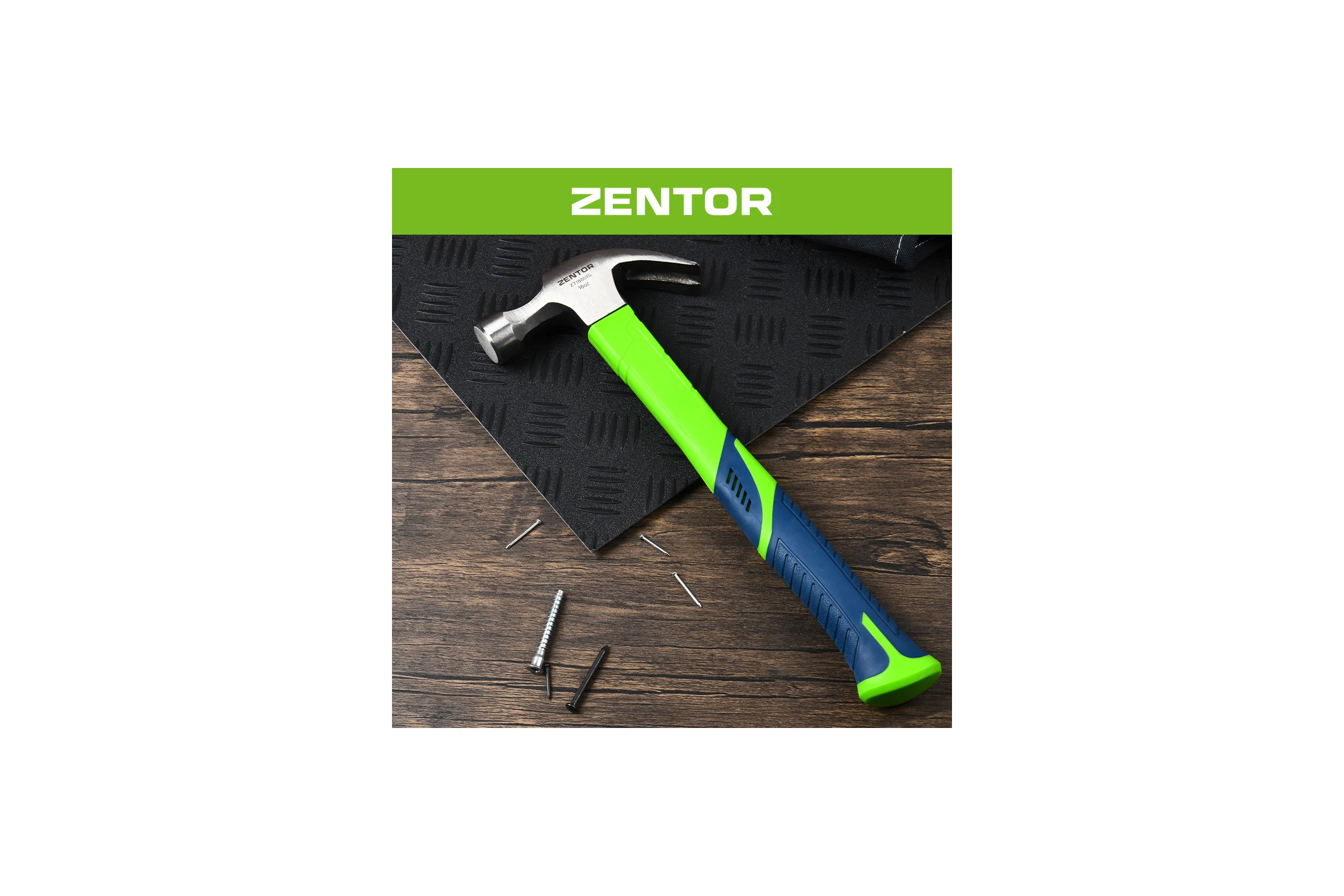 Молоток-гвоздодер Zentor 250 г ZT18001S
