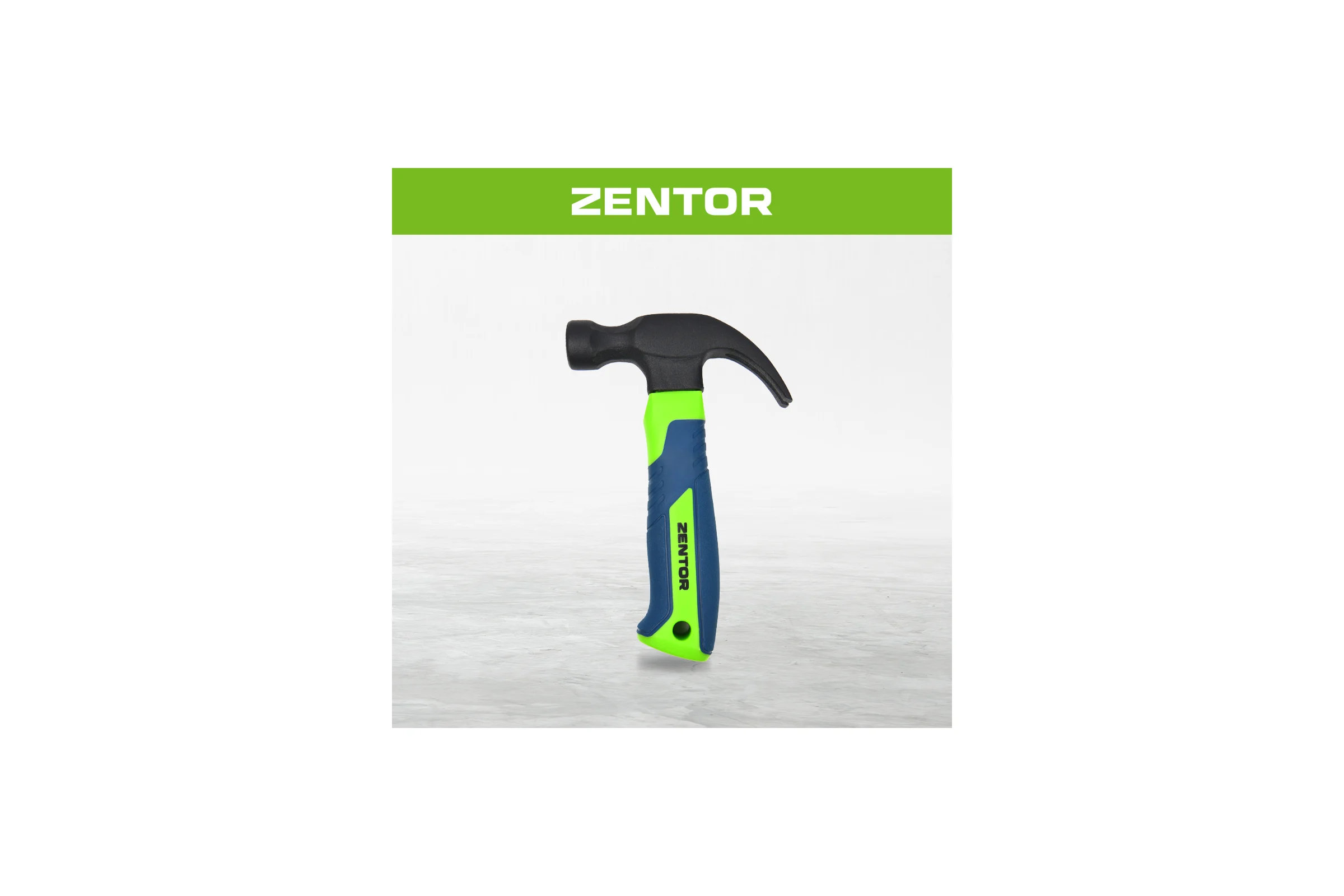 Молоток-гвоздодер мини Zentor 250 г ZT18100S