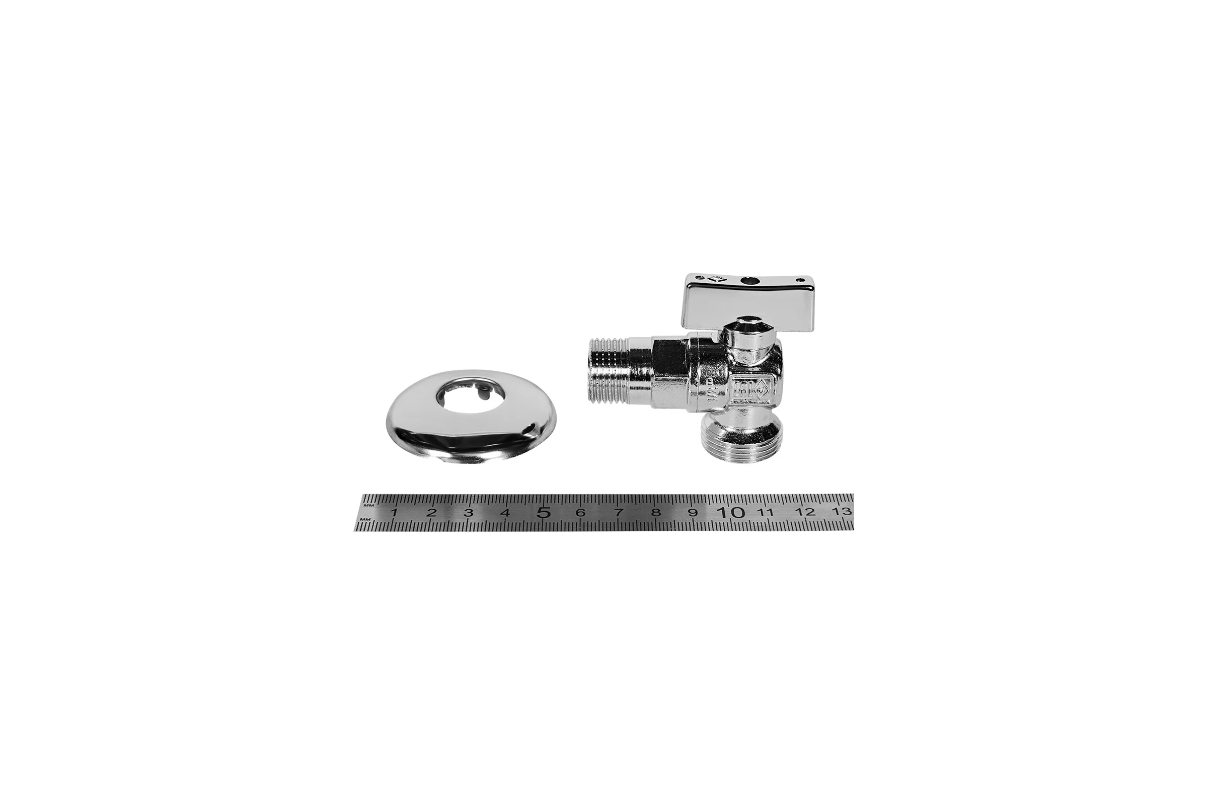 Кран шаровой угловой Bugatti 08840025 Miami 1/2x3/4 RG0090GT1KJIGI