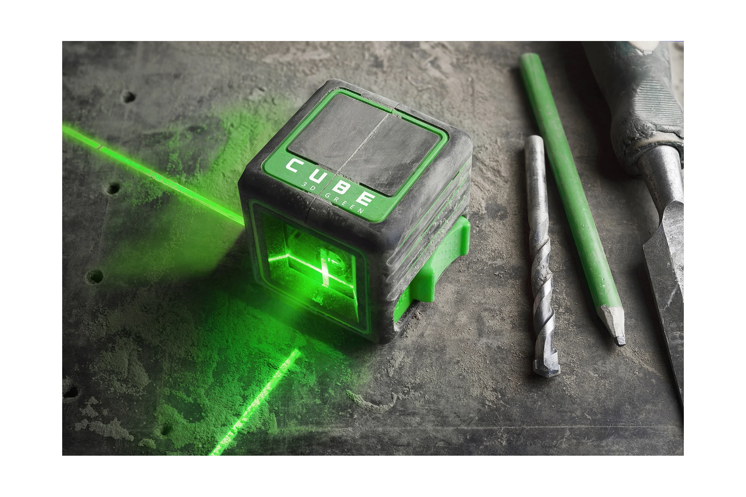 Лазерный уровень ADA CUBE 3D GREEN Basic Edition А00766