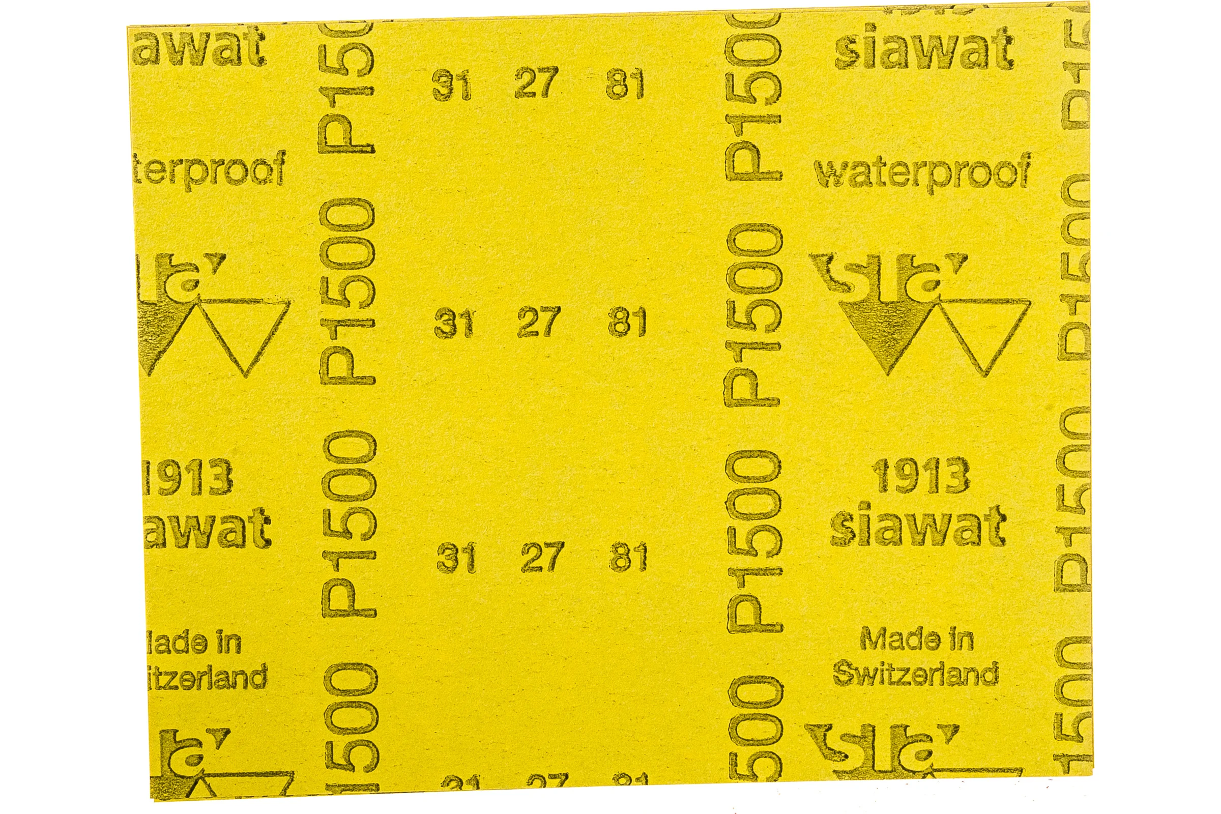 Наждачная бумага водостойкая ABRAFORM HAND SIZE 140x115 мм, P1500, 4 шт AF-HS-P1500