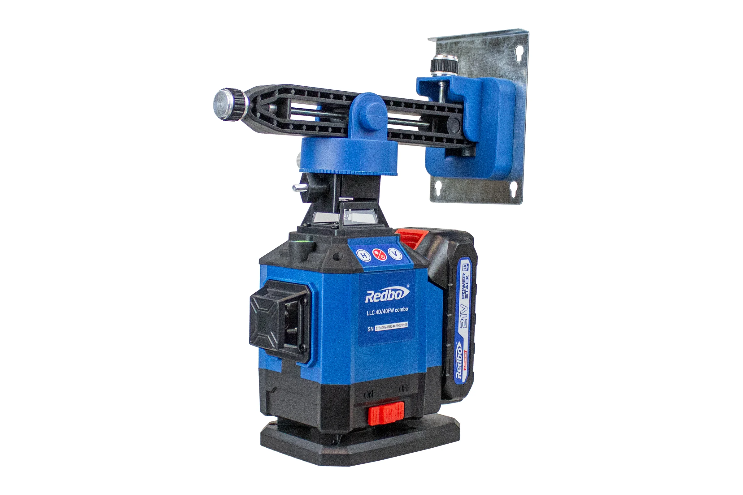 Построитель лазерных плоскостей Redbo LLC 4D/40FW combo (40м., 16 зеленых лучей, 1/4",подставка, тре 37649