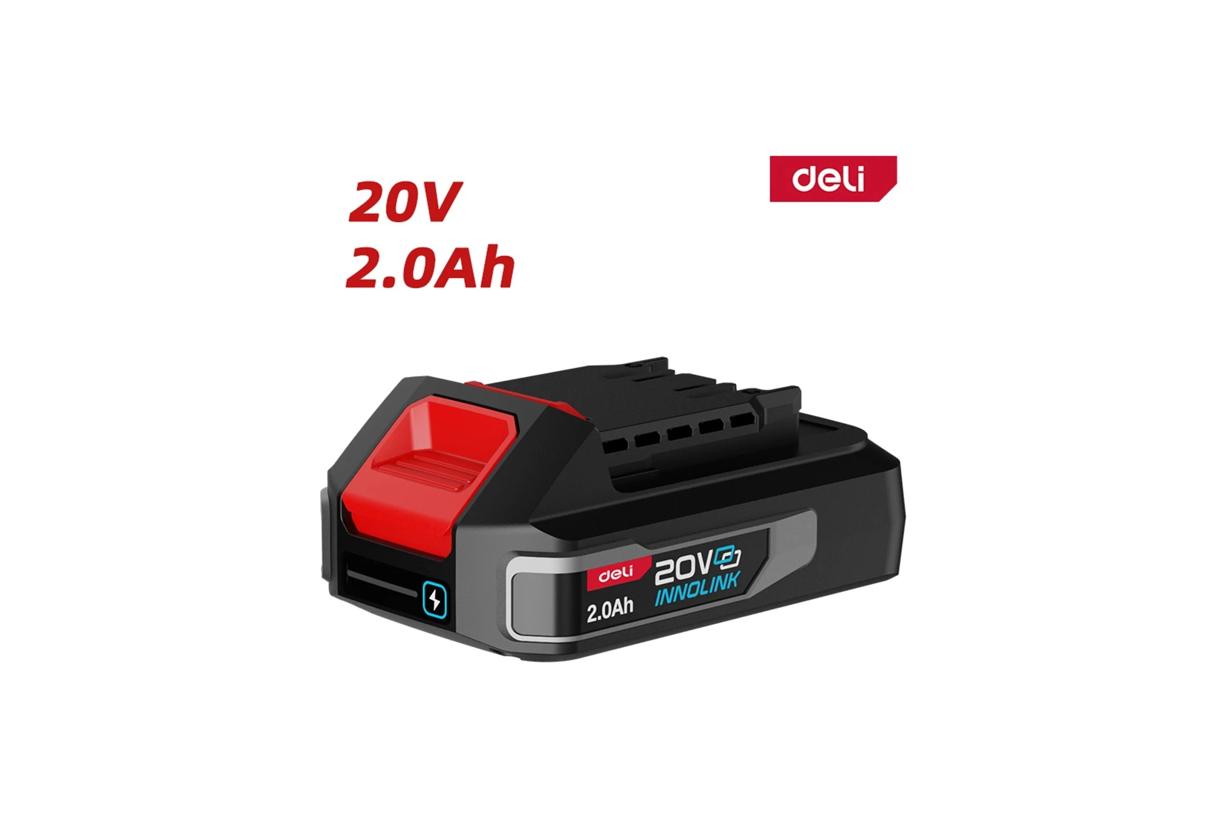 Аккумулятор DELI Li-ion 20В х 2Ач Innolink DE-DC20A2 163022