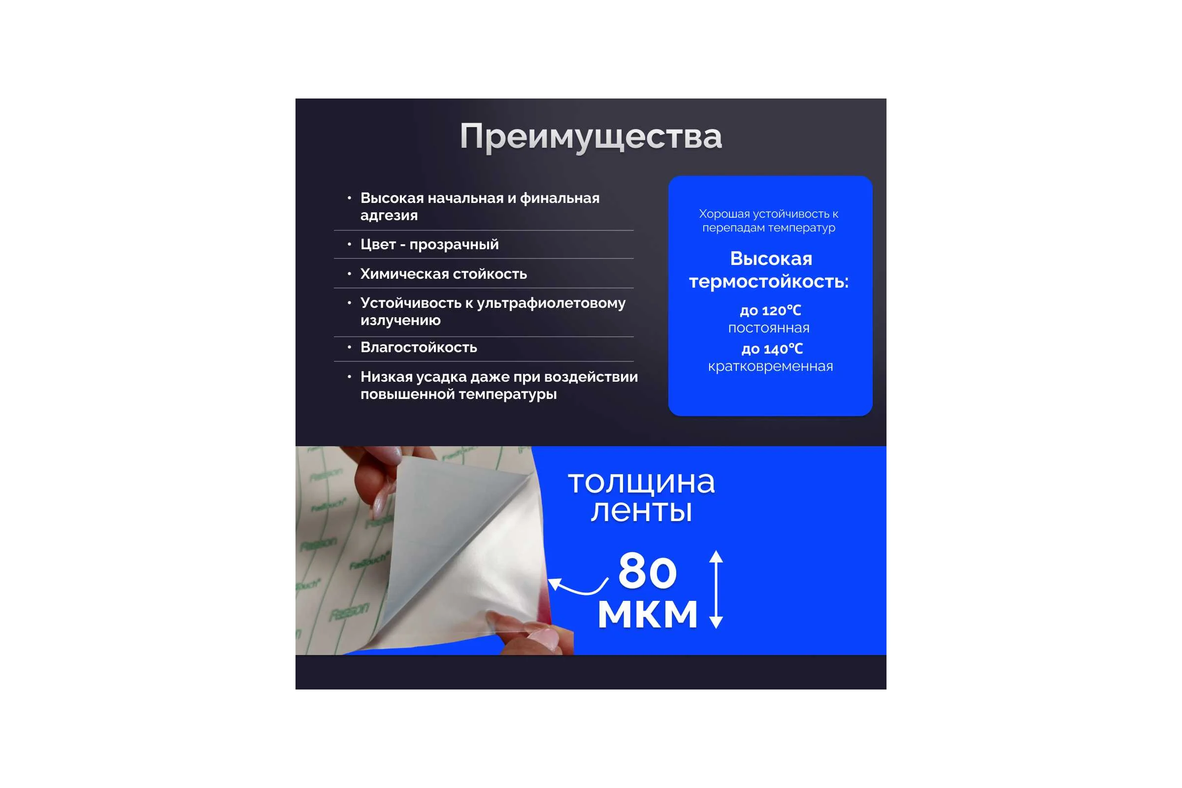 Лента двусторонняя в листах на пленочной основе Биком 240 мм х 300 мм толщина 80 мкм, AVERY DENNISON FT 397 (комплект 3 шт в упаковке) 347384