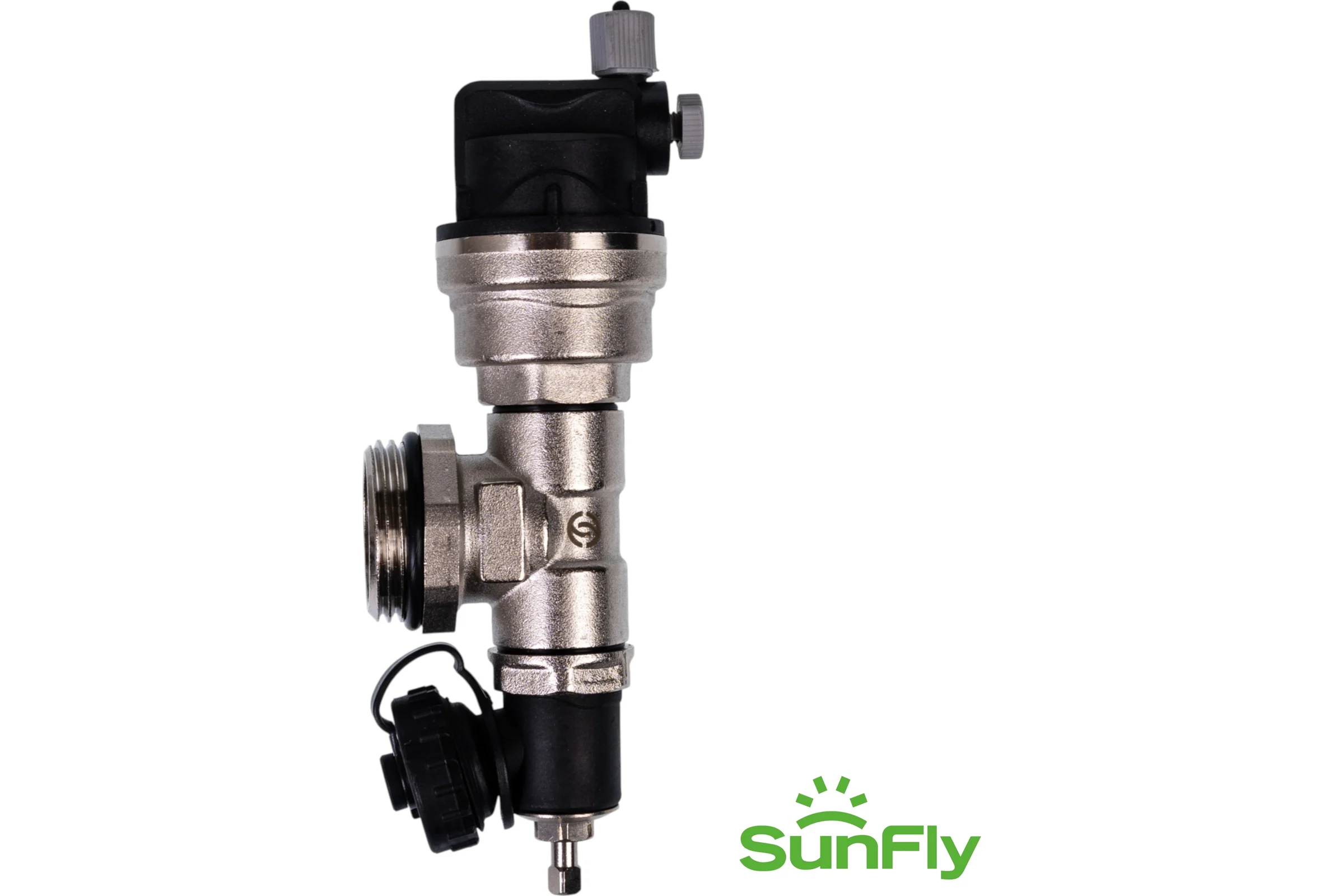 Автоматический воздухоотводчик со сливным краном SUNFLY 1 (XF90778K-1), 2 шт. SF0343594