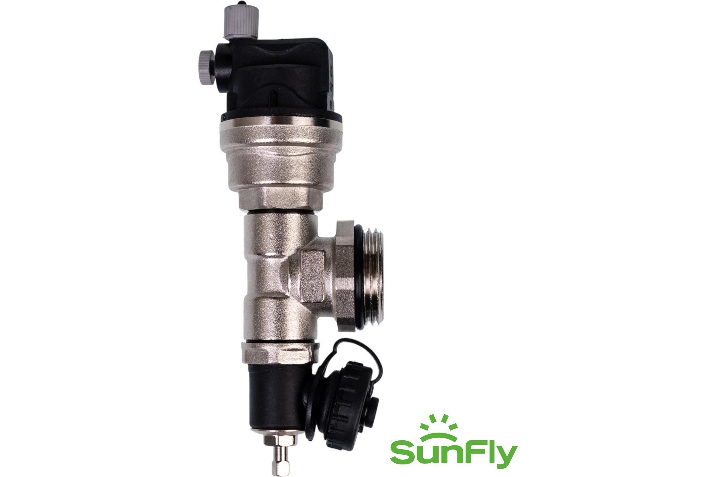 Автоматический воздухоотводчик со сливным краном SUNFLY 1 (XF90778K-1), 2 шт. SF0343594