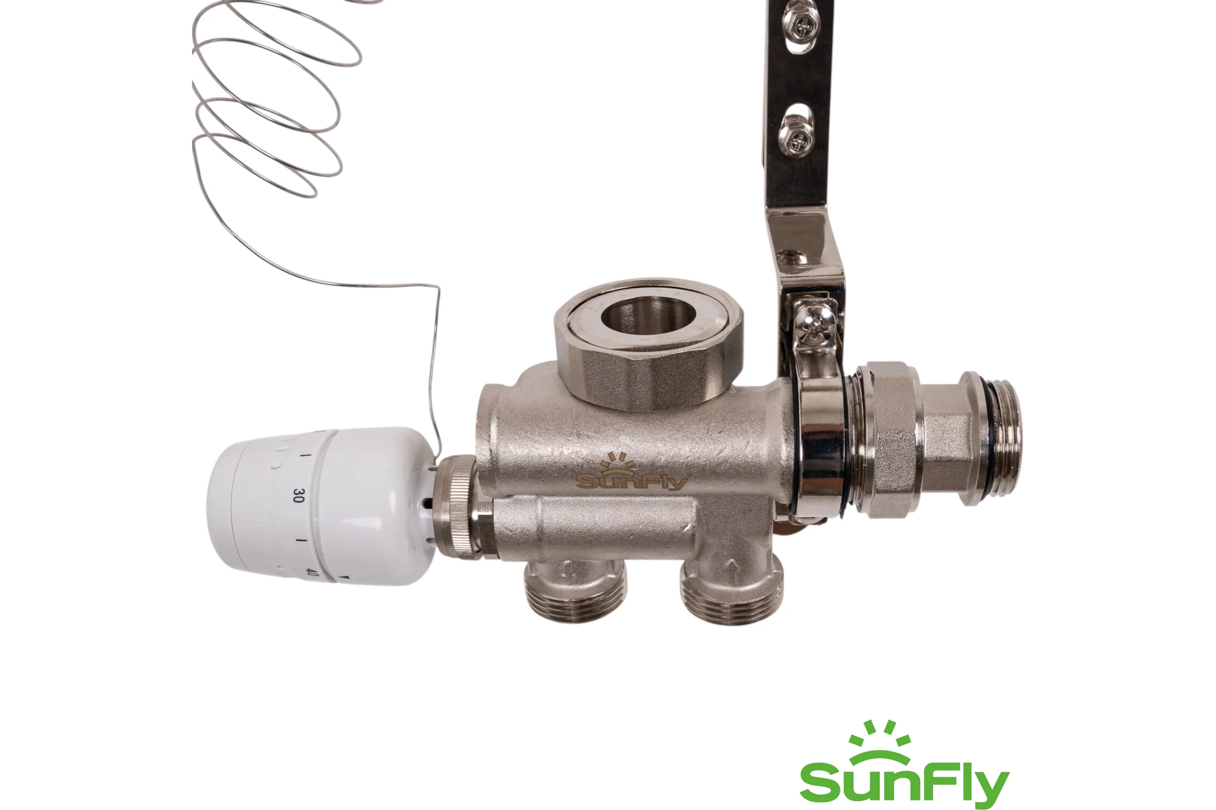 Насосно-смесительный узел для теплого пола SUNFLY 1 с термостатической головкой, без насоса (XF15196D-1) SF0343709