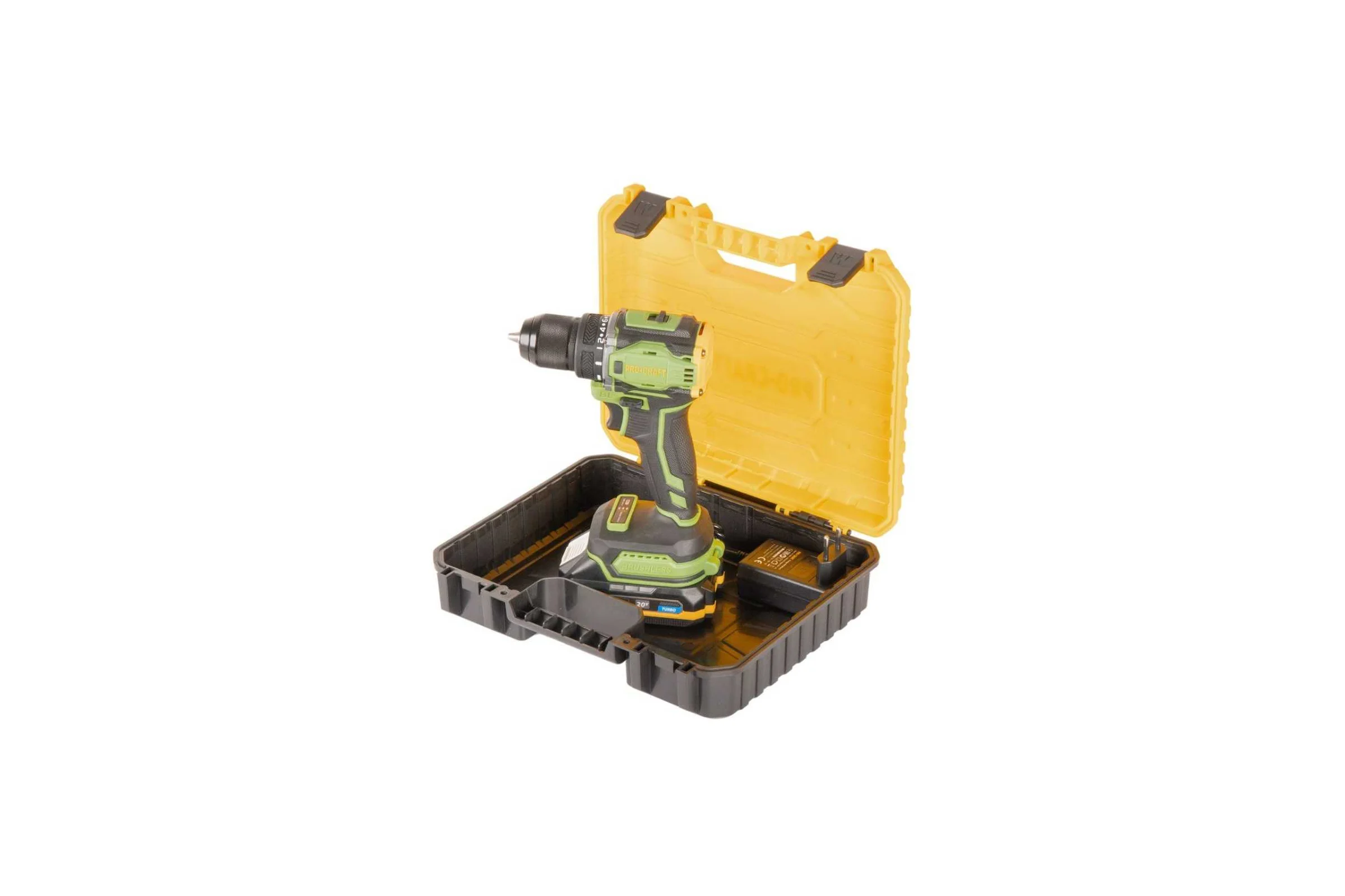 Шуруповерт аккумуляторный PROCRAFT PA18Pro 20В 30Нм (1 АКБ 2Ач+ЗУ+Кейс) PA18Pro-1b-c