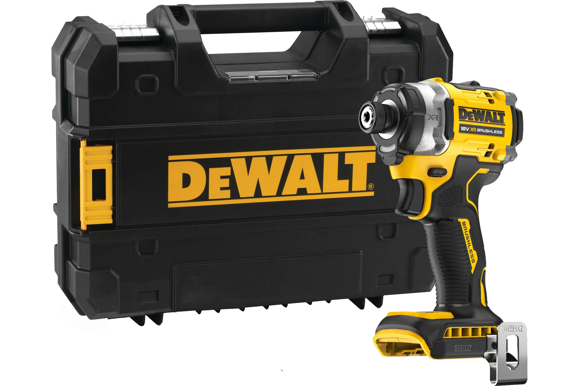 Аккумуляторный шуруповерт Dewalt DCF860NT, 18 В, 282 Нм, 4500 уд/мин, без АКБ и ЗУ, в кейсе TSTAK DCF860NT-XJ