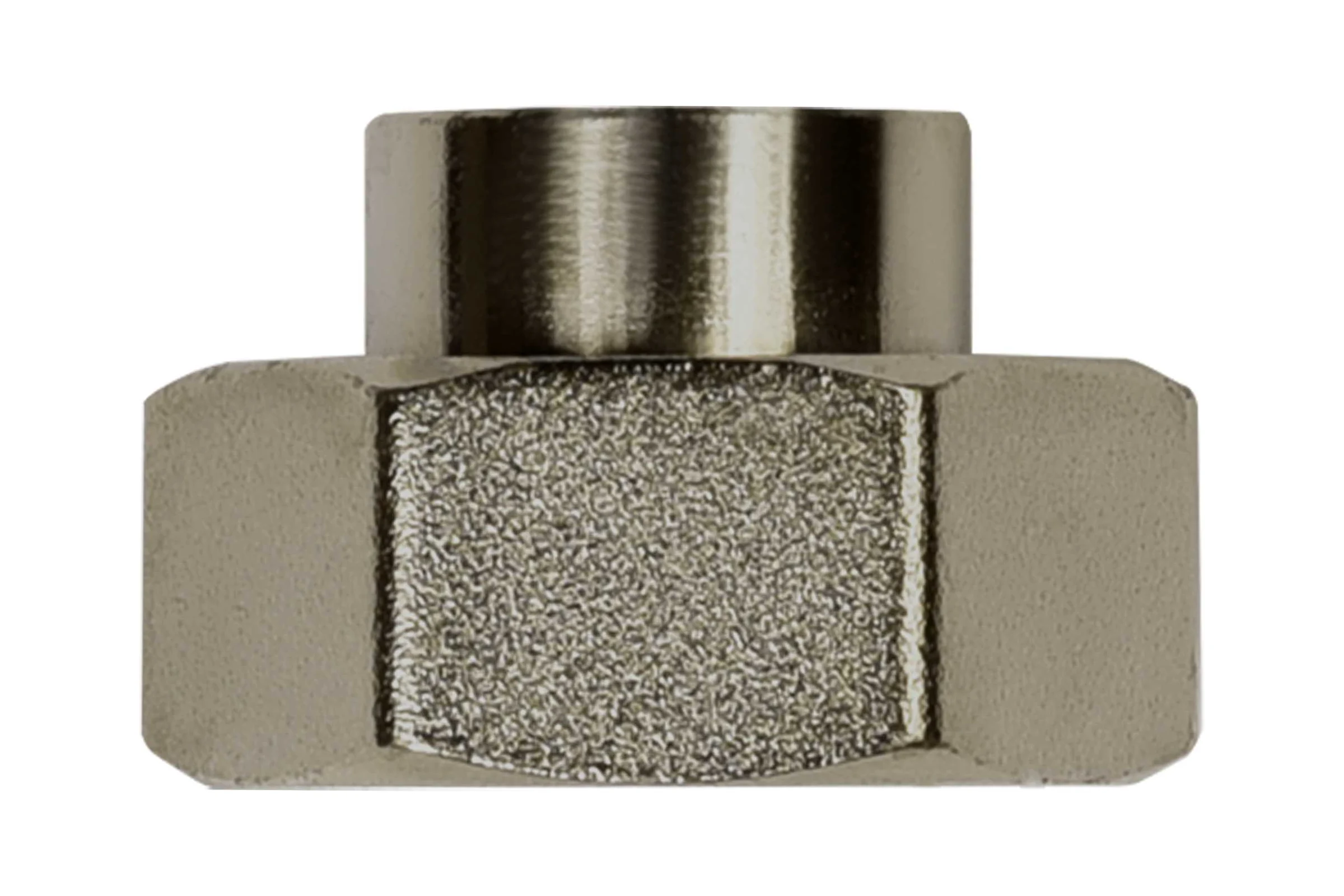 Муфта переходная ДМЗ DN15x25 (1/2"ВР х 1"ВР) латунь никель, 5 шт ДМЗ.002.15х25Н5