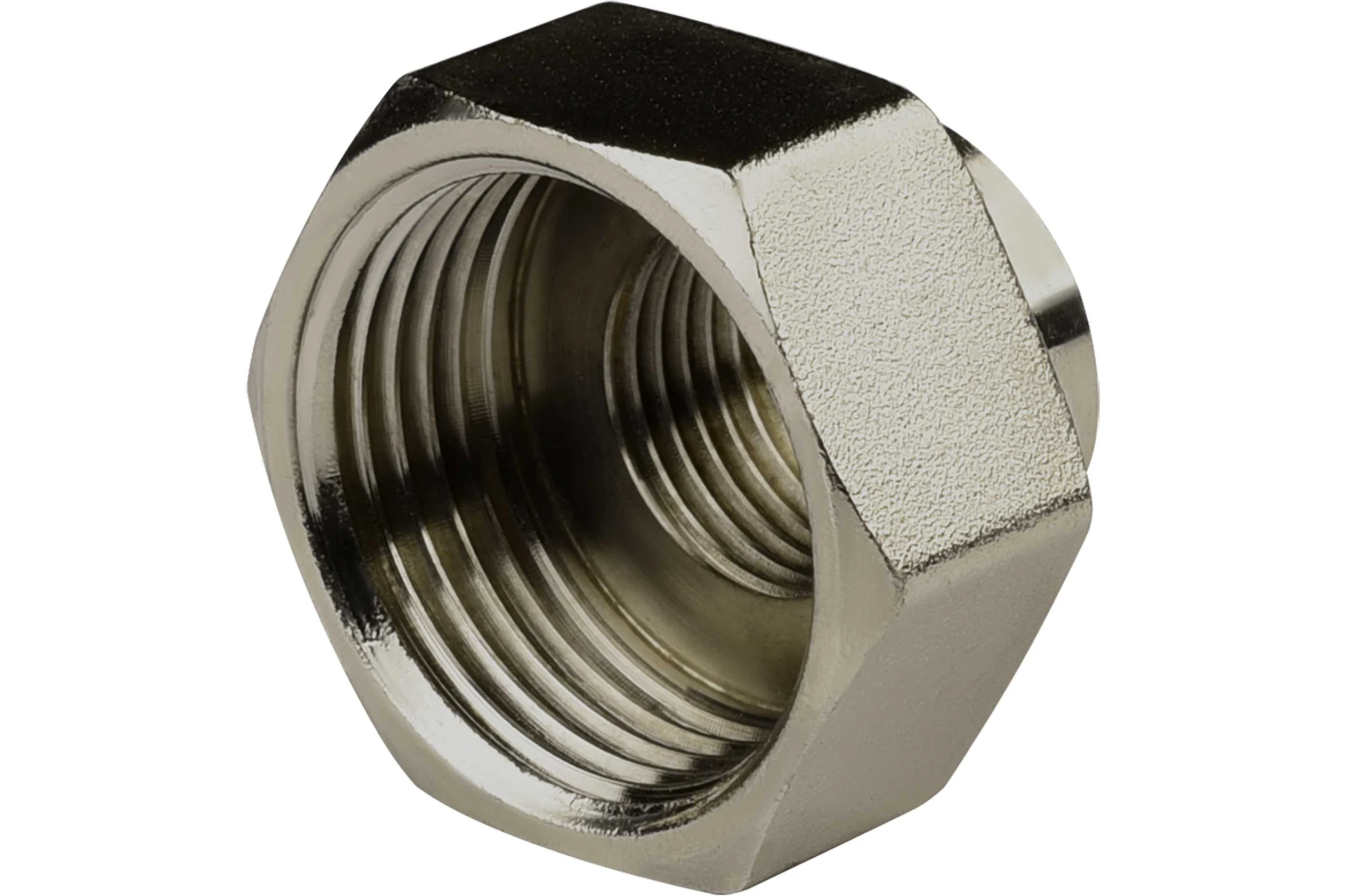 Муфта переходная ДМЗ DN15x25 (1/2"ВР х 1"ВР) латунь никель, 5 шт ДМЗ.002.15х25Н5