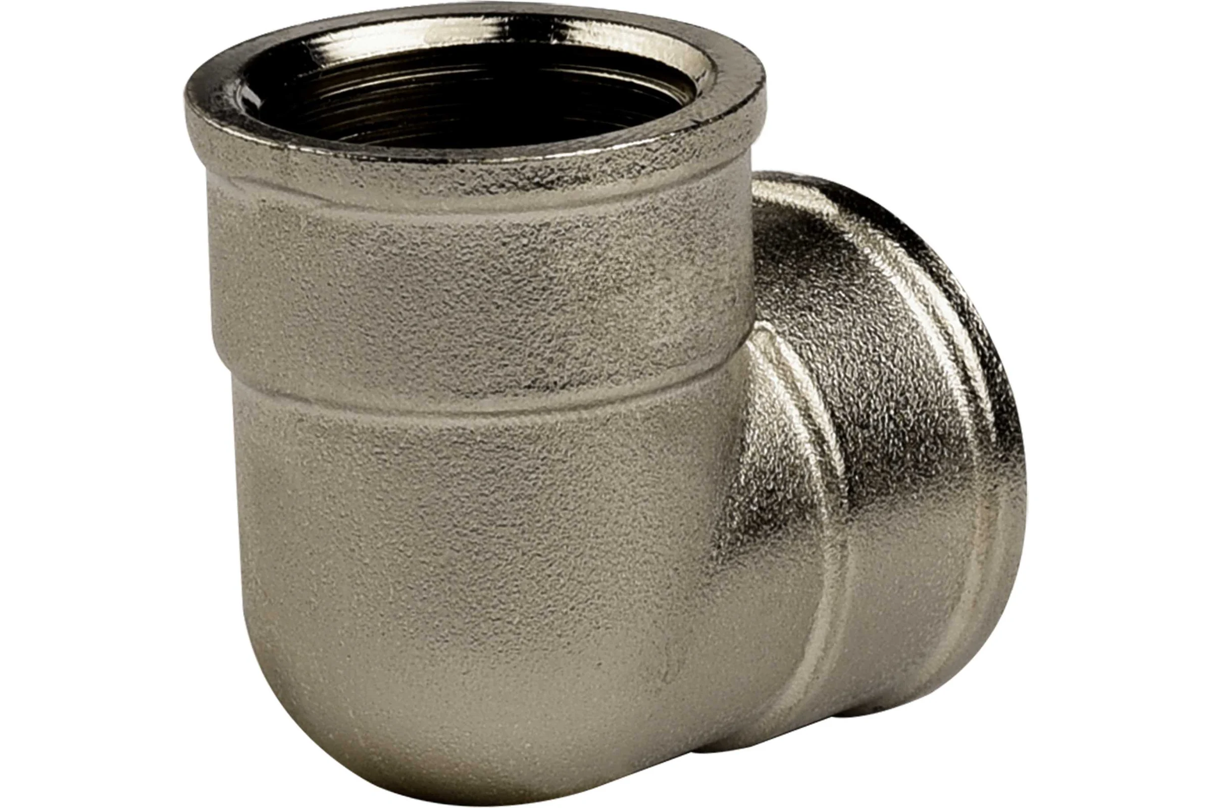 Угол ДМЗ 90 DN15 (1/2") ВР/ВР латунь никель, 10 шт ДМЗ.008.15Н10