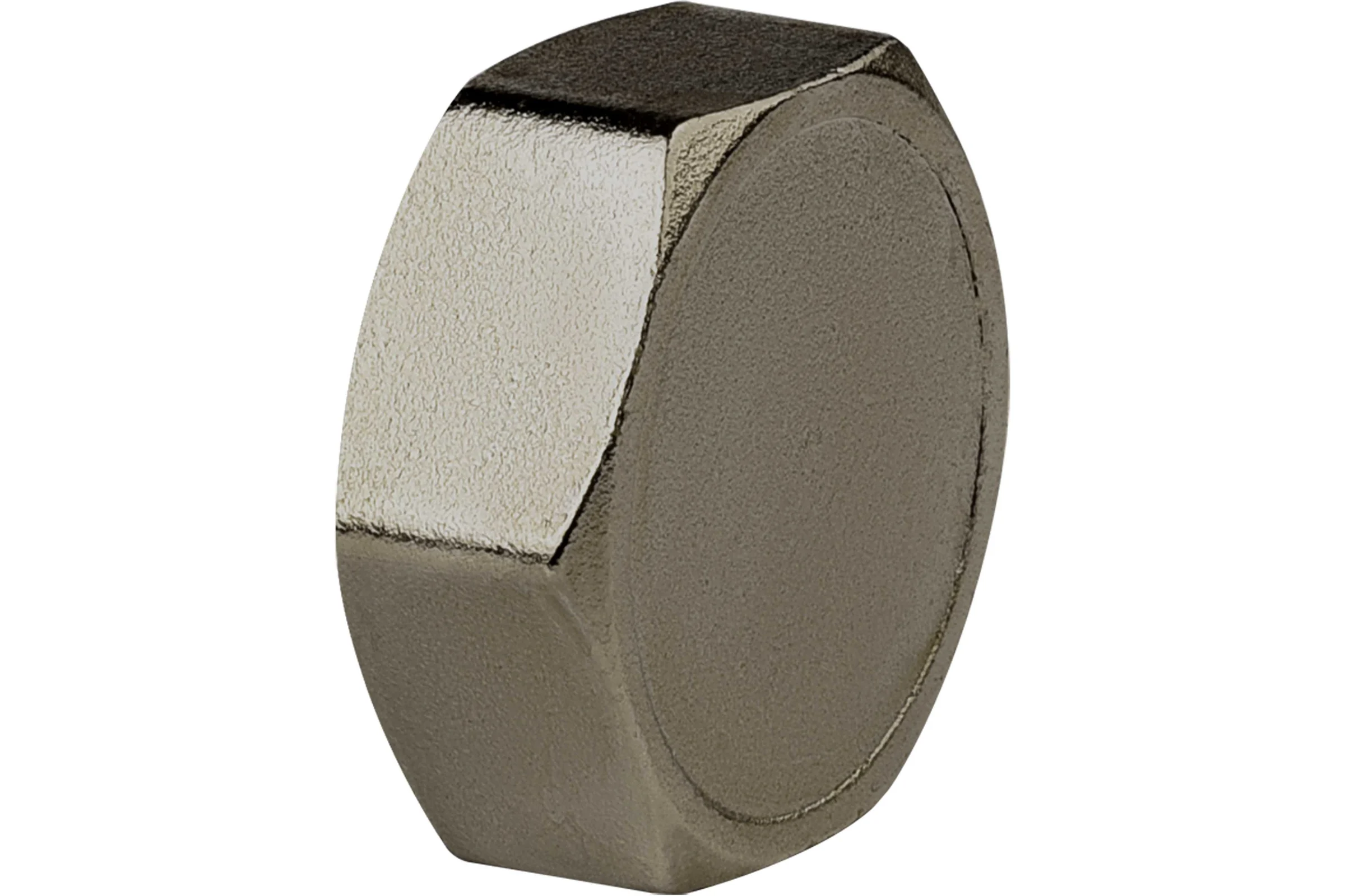 Заглушка ДМЗ DN15 (1/2") ВР латунь никель (упаковка 5 шт) ДМЗ.004.15Н5