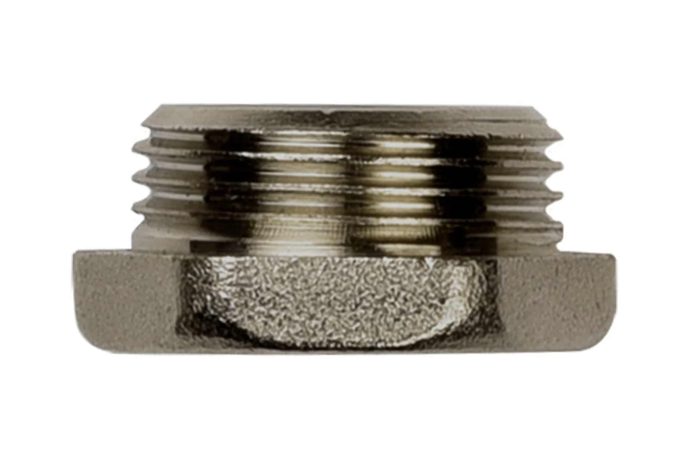 Пробка ДМЗ DN20 (3/4") НР латунь никель (упаковка 5 шт) ДМЗ.003.20Н5