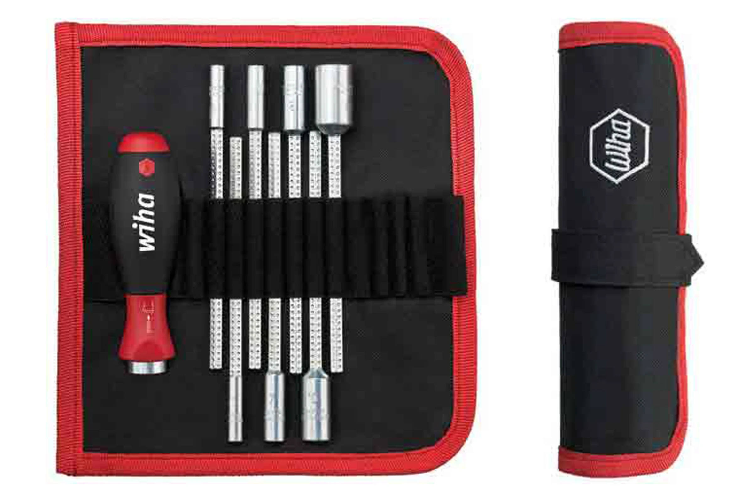 Набор Wiha SYSTEM 6 U106T8: рукоятка SoftFinish-telescopic и насадки, 8 ед 27712