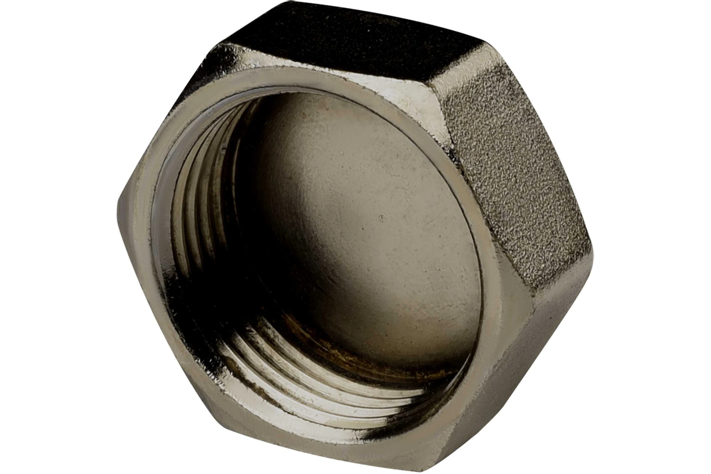 Заглушка ДМЗ DN20 (3/4") ВР латунь никель (упаковка 2 шт) ДМЗ.004.20Н2