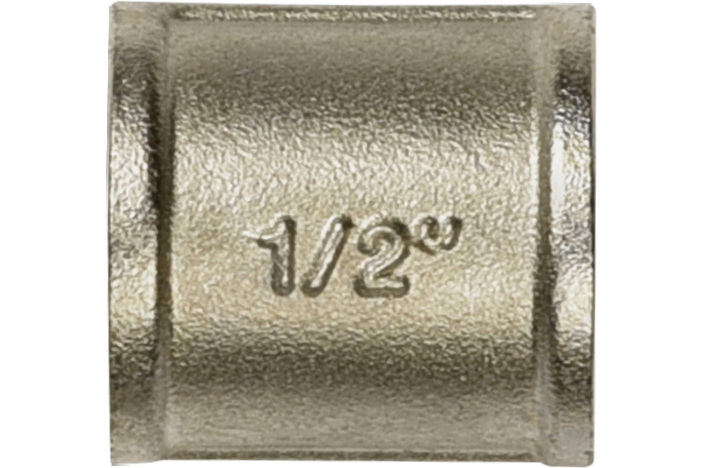 Муфта ДМЗ DN15 (1/2'') ВР латунь никель (упаковка 2 шт) ДМЗ.001.15Н2