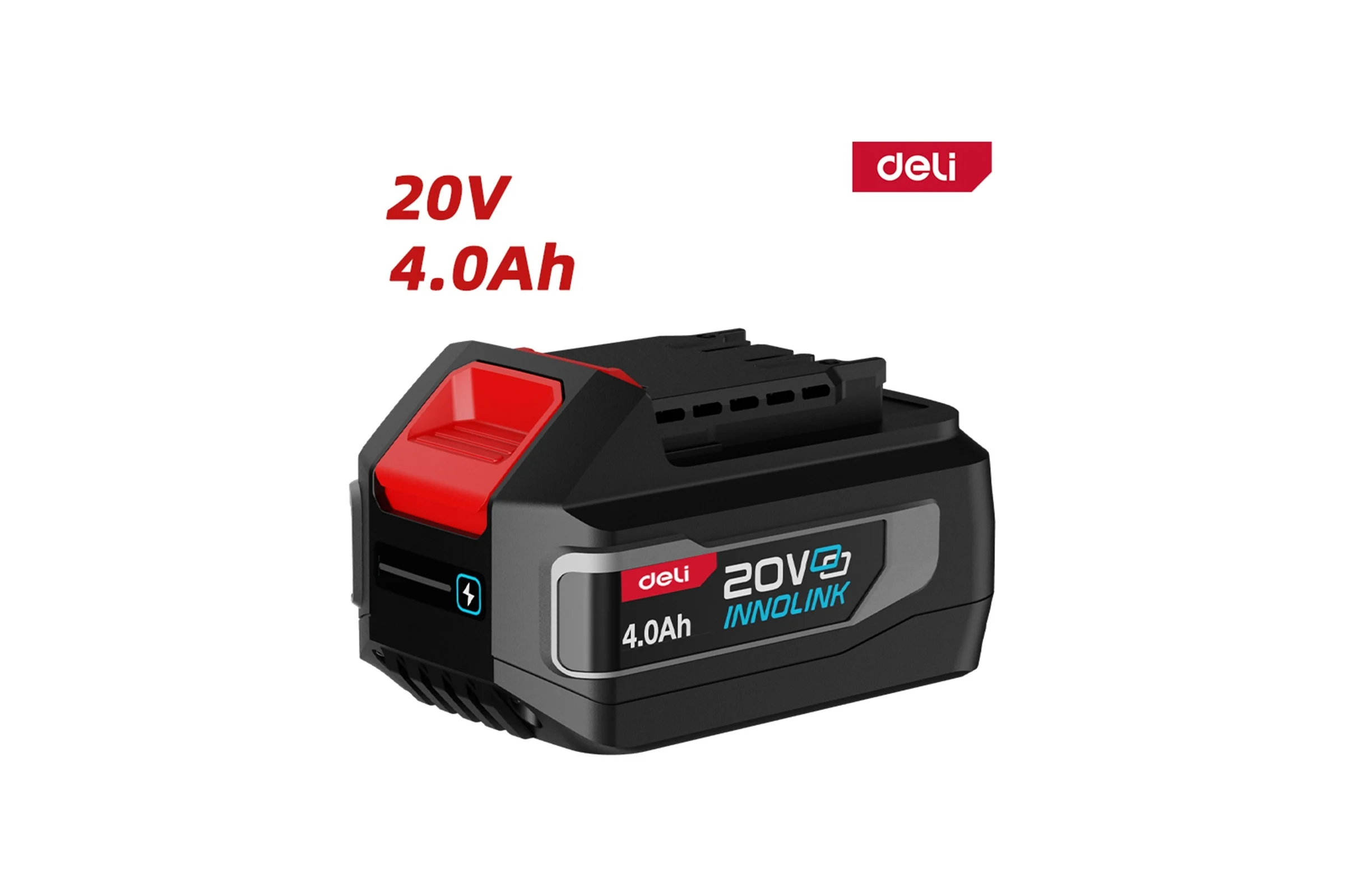 Аккумулятор DELI Li-ion 20В х 4Ач Innolink DE-DC20A4 163038