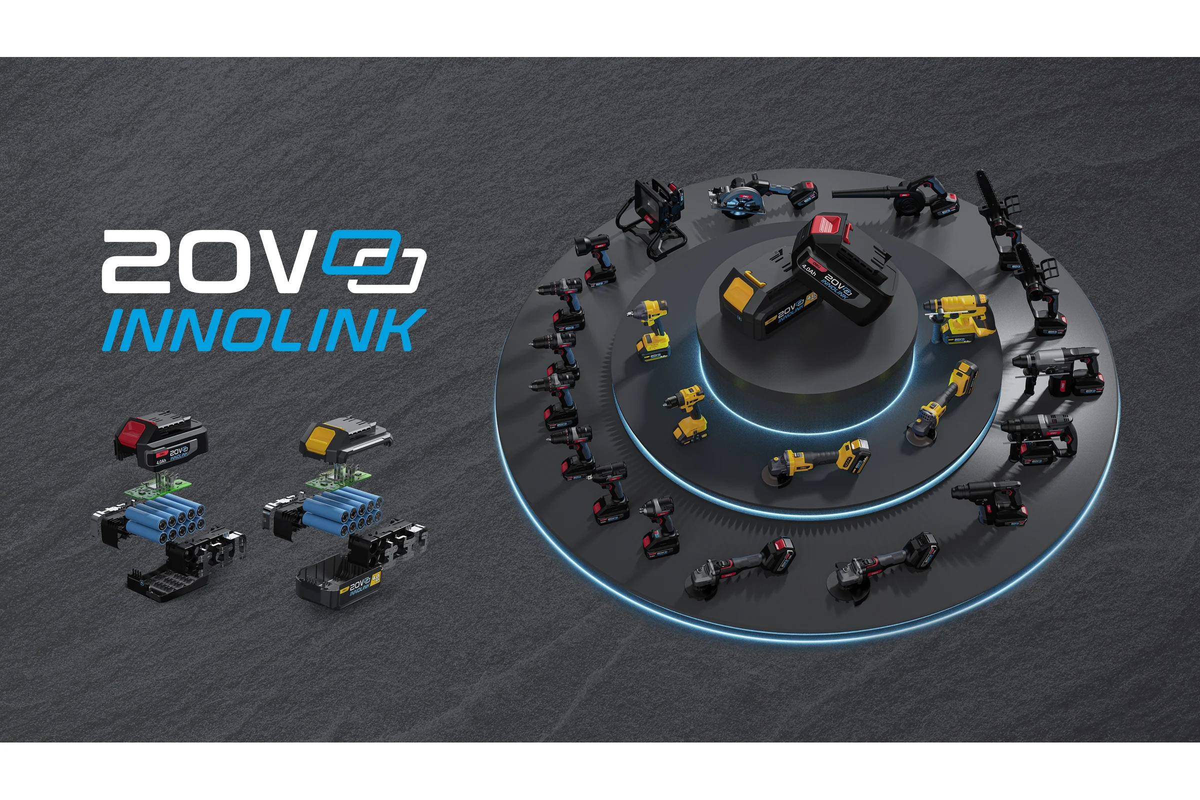 Аккумулятор DELI Li-ion 20В х 2Ач Innolink DL-DC20A2 163021