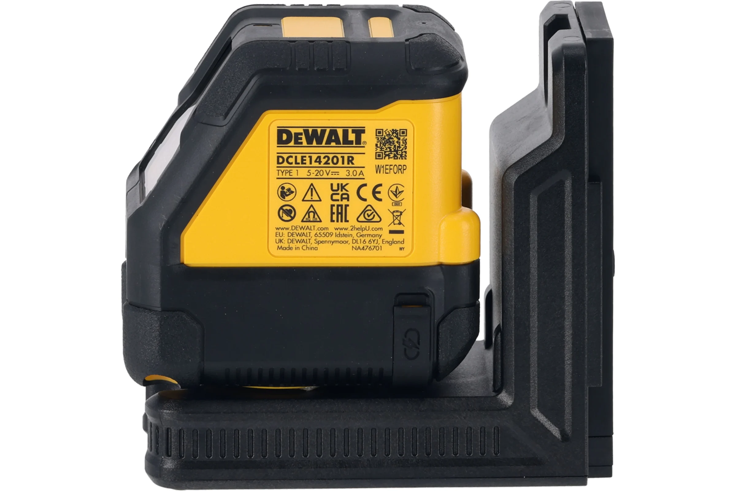 Аккумуляторный лазерный нивелир Dewalt DCLE14201RB, красный луч, 30 м, в чехле DCLE14201RB-XJ