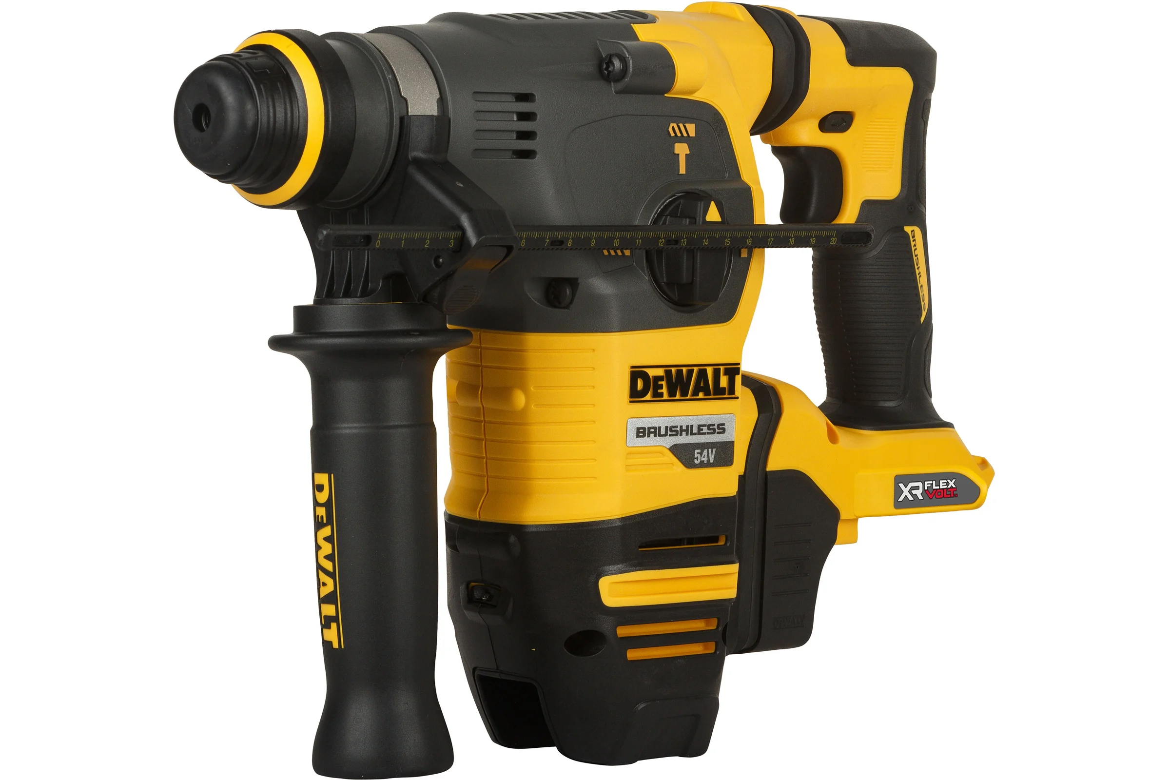 Аккумуляторный перфоратор Dewalt DCH333x2, 54 В, 3.5 Дж, 4480 уд/мин, с 2 АКБ 3 Ач и ЗУ, в кейсе TSTAK DCH333X2-QW